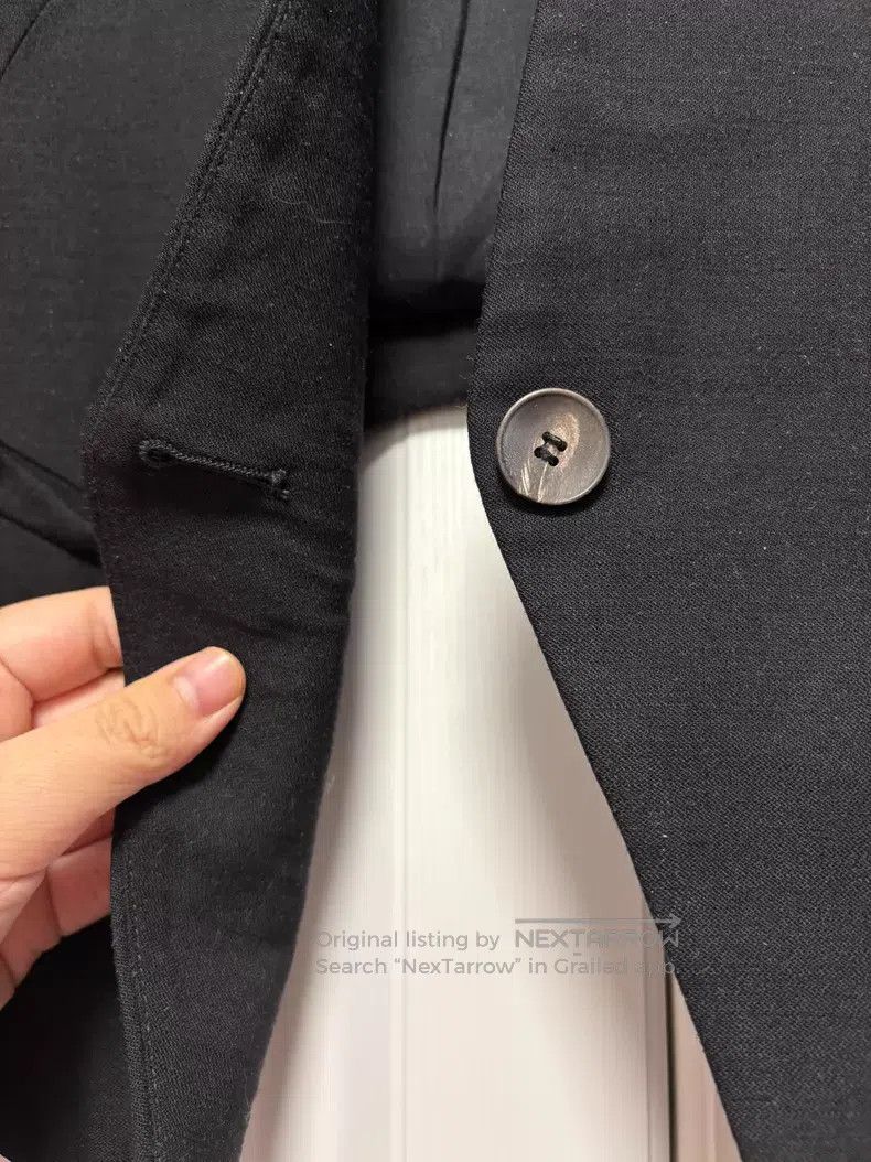 Helmut Lang Helmut Lang Black wool blazer, short Size XS / US 0-2 / IT 36-38 - 4 Thumbnail