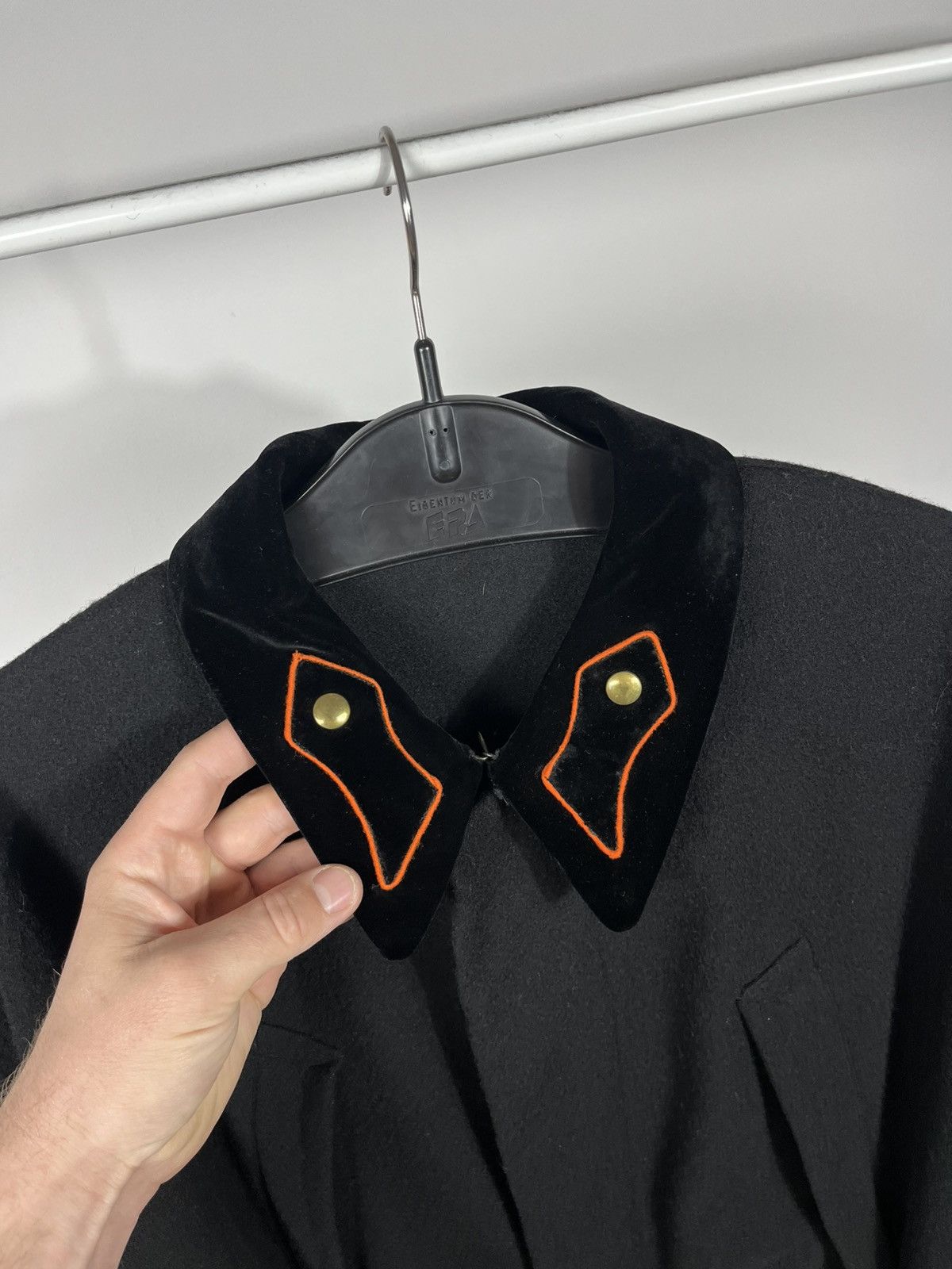 Other Vintage Military Army Wool Cape Cloak Black Coat Mens Size L Size US XL / EU 56 / 4 - 4 Thumbnail