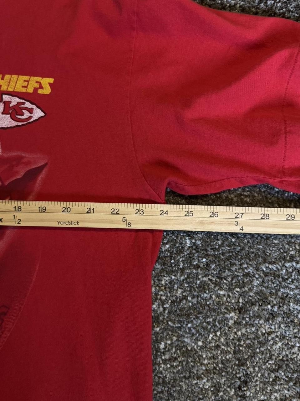Pro Player 90s Kansas City Chiefs Pro Player Single Stitch Tee Size US XL / EU 56 / 4 - 2 Thumbnail
