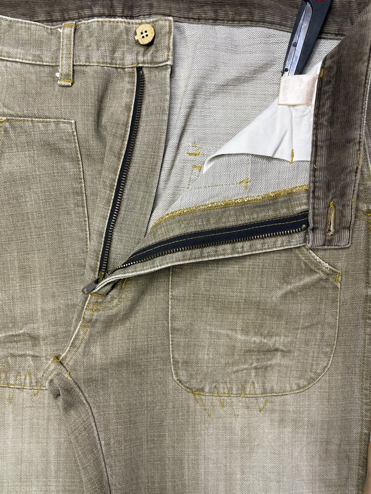 Japanese Brand Vintage Japanese Brand Faded Wash Distressed Loose Jean Size US 32 / EU 48 - 9 Thumbnail