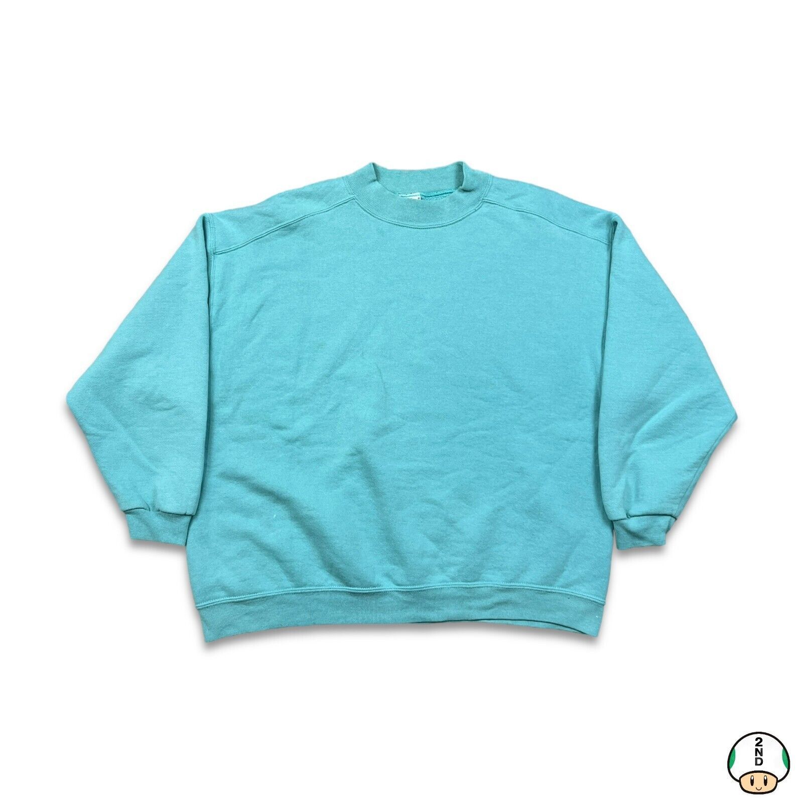 Vintage Vintage Blank Sweatshirt Medium USA Pullover 90s Crewneck Size US M / EU 48-50 / 2 - 1 Thumbnail
