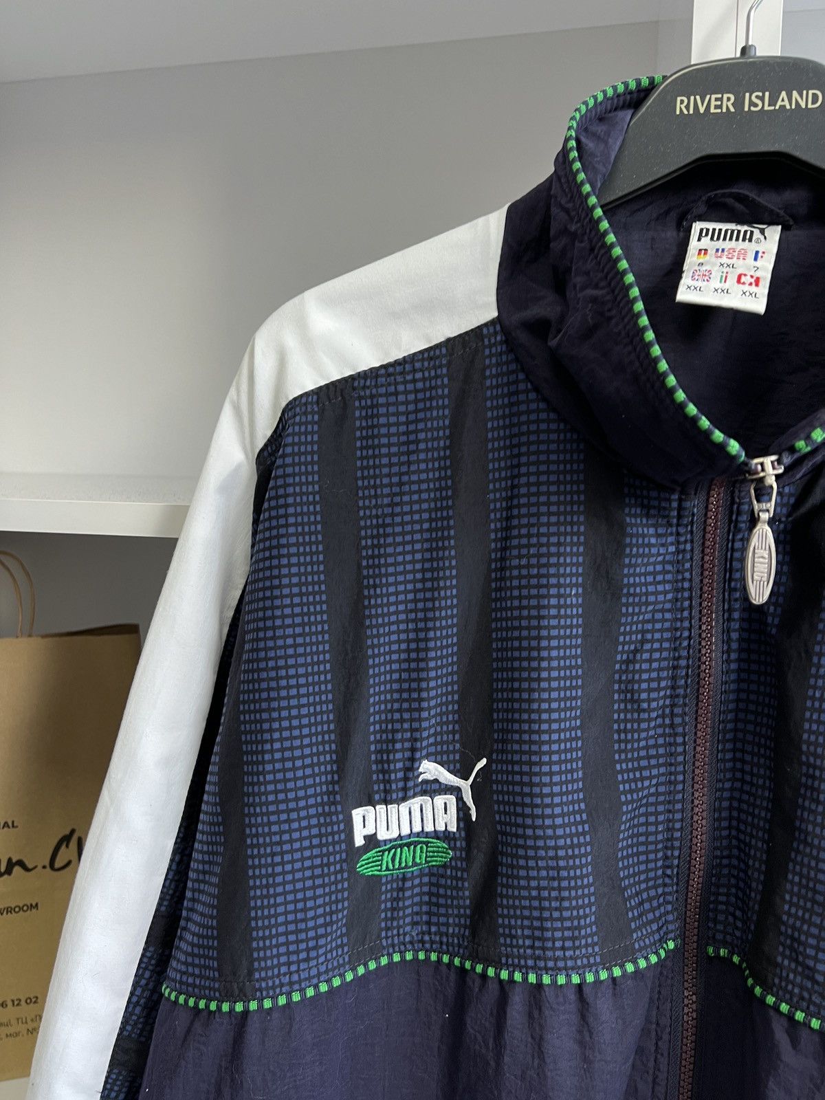 Puma × Vintage Vintage Puma Y2k Streetwear Denim Navy Suit Size US XXL / EU 58 / 5 - 8 Thumbnail