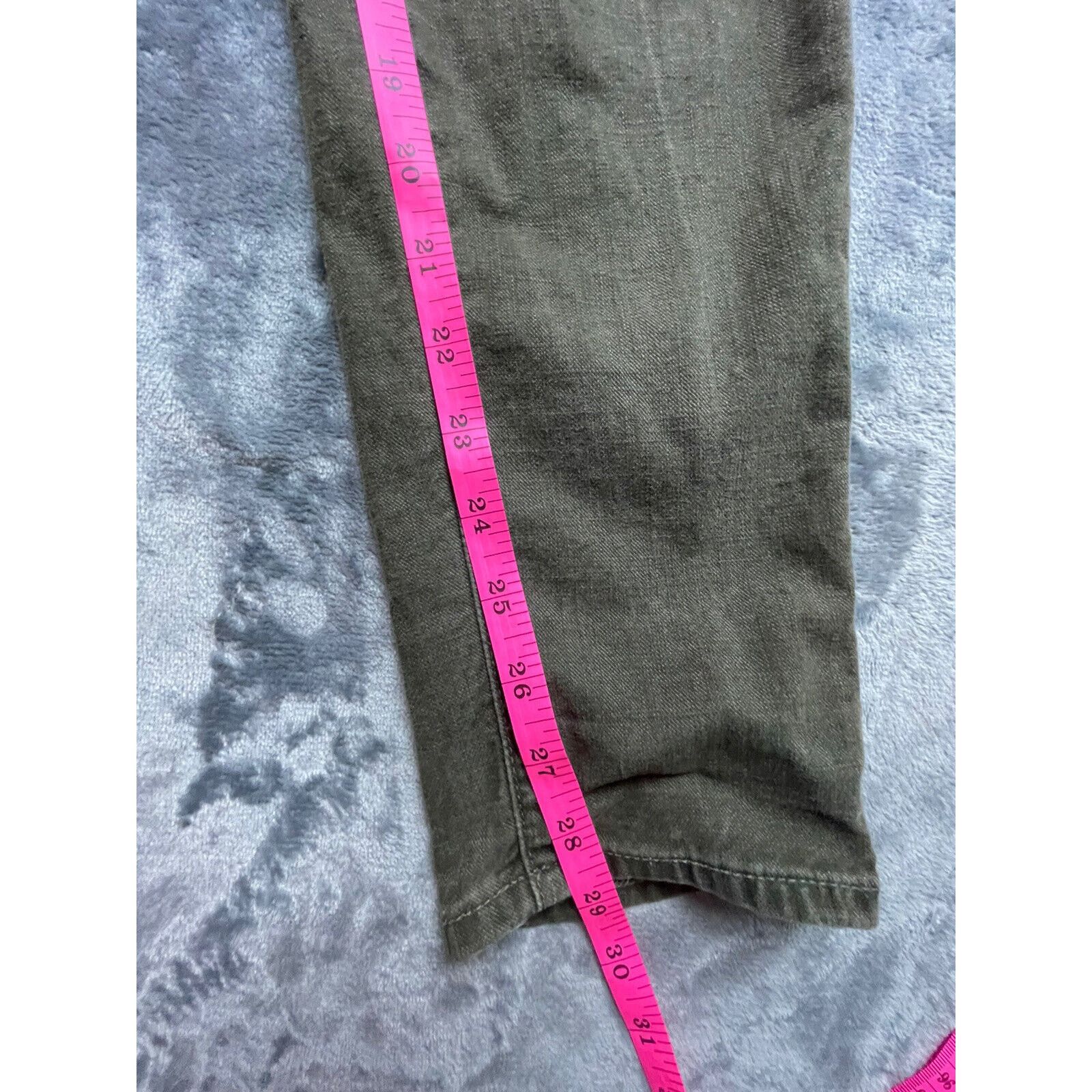 Vince Vince Jeans Womens 30 Green Denim Made in USA Slim Size 30" / US 8 / IT 44 - 6 Thumbnail