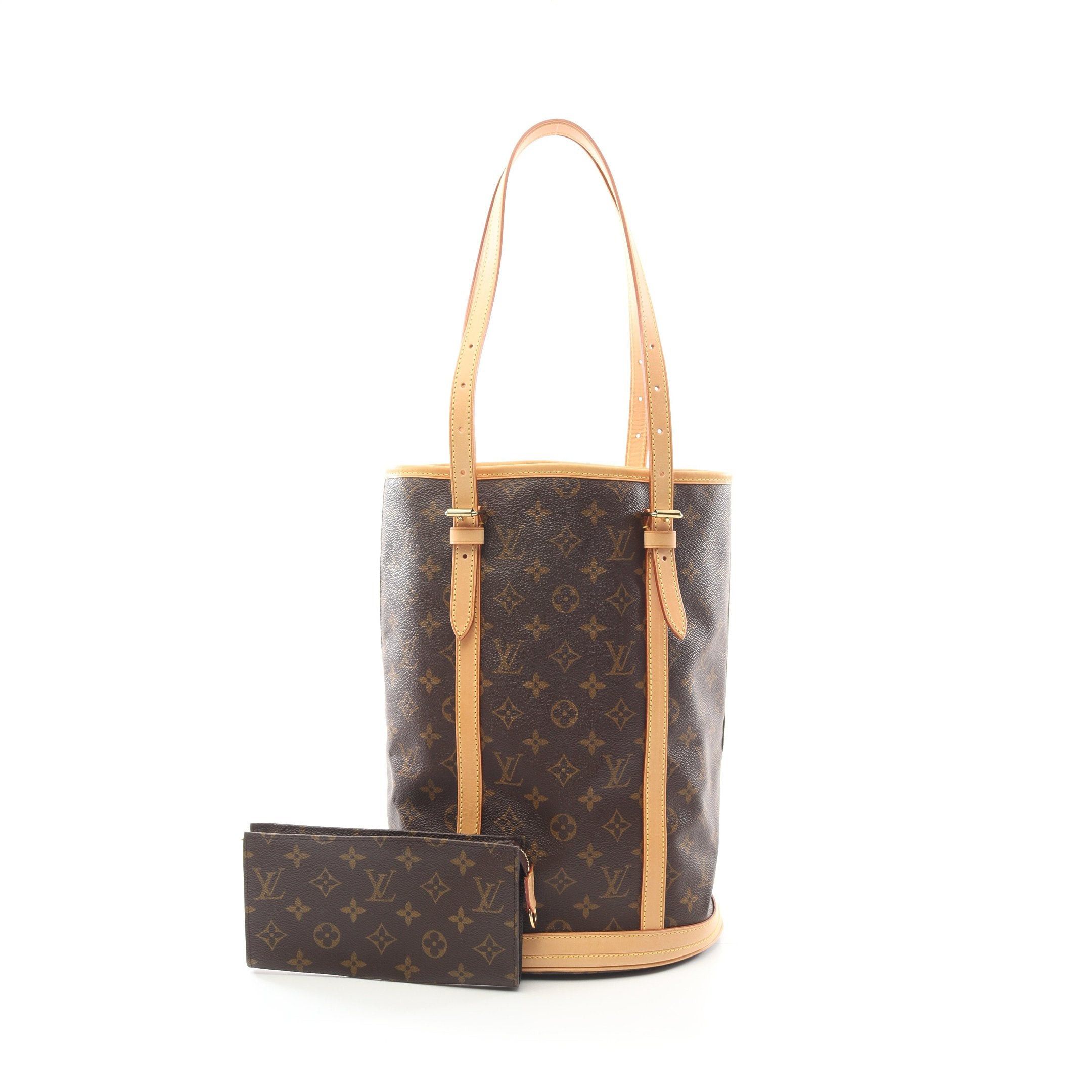 Louis Vuitton Louis Vuitton Bucket Gm Monogram Shoulder Bag Leather Brown Size ONE SIZE - 1 Thumbnail