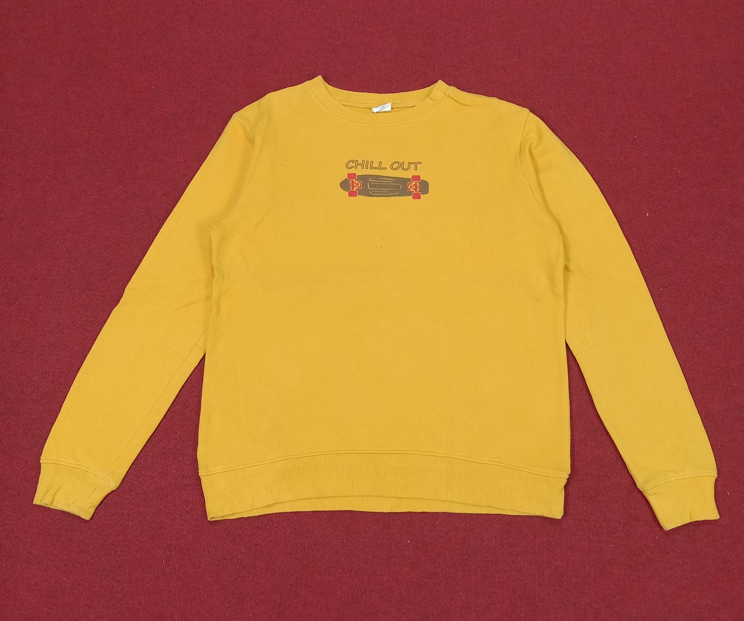 Vintage Chill Out Skateboard Center Design Sweatshirt Size US XS / EU 42 / 0 - 1 Thumbnail