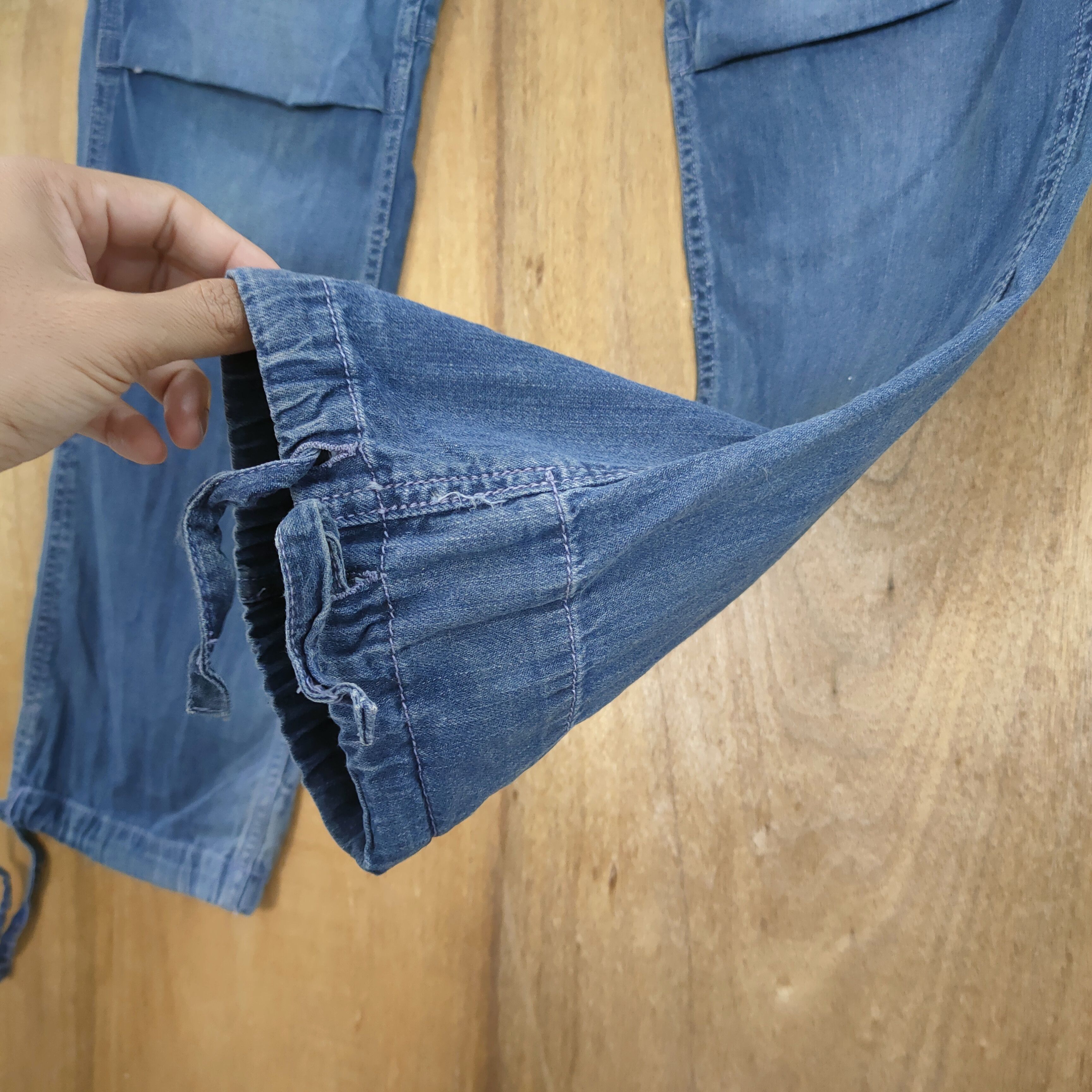 Japanese Brand × Vintage VINTAGE JAPANESE FADED BONDAGE CARGO PANTS Size US 32 / EU 48 - 7 Thumbnail