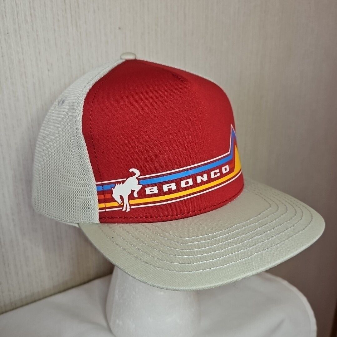 Ford Ford Bronco Trucker Hat Retro Graphics 5 Panel Officially Li Size ONE SIZE - 4 Thumbnail