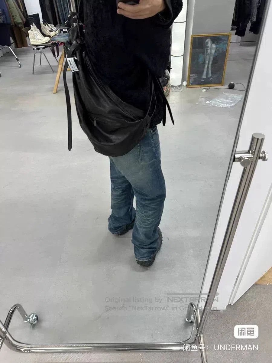 Yohji Yamamoto Yohji Yamamoto Pour Homme Leather Hobo Bag. Size ONE SIZE - 4 Thumbnail
