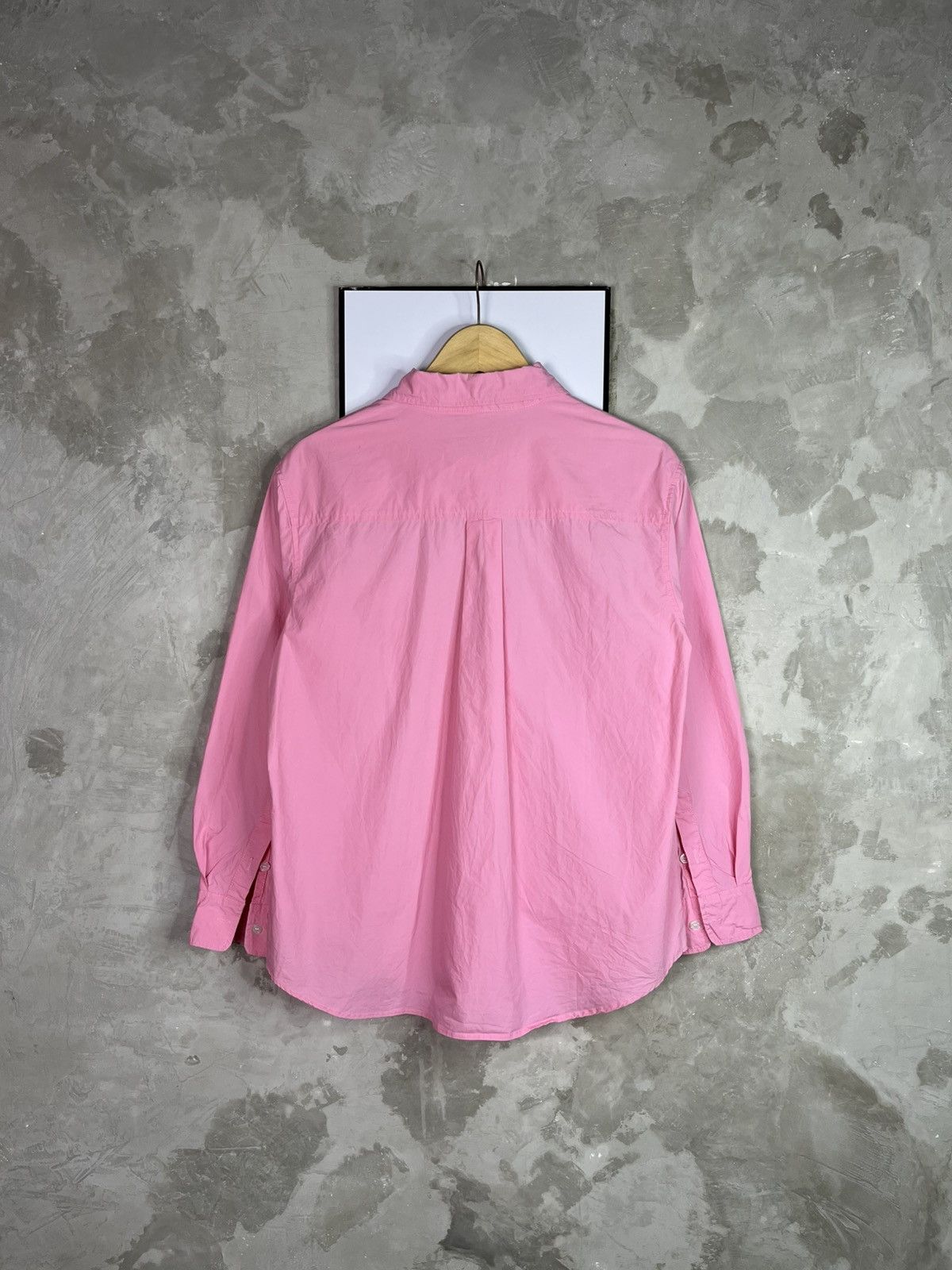Alexander Wang Alexander Wang S22 Pink Solid Boyfriend Shirt Size M / US 6-8 / IT 42-44 - 5 Thumbnail