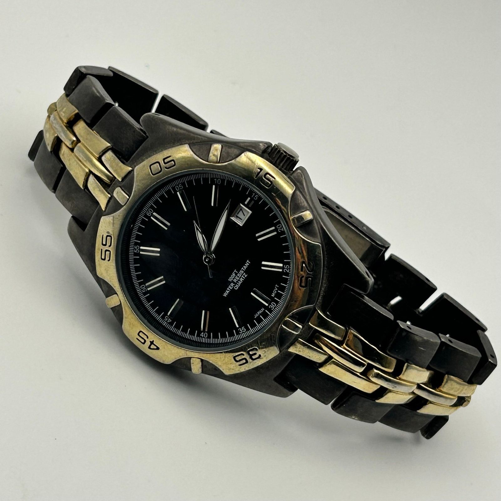 Other Men’s Gold and Black Stainless Steel Men’s Watch Size ONE SIZE - 4 Thumbnail