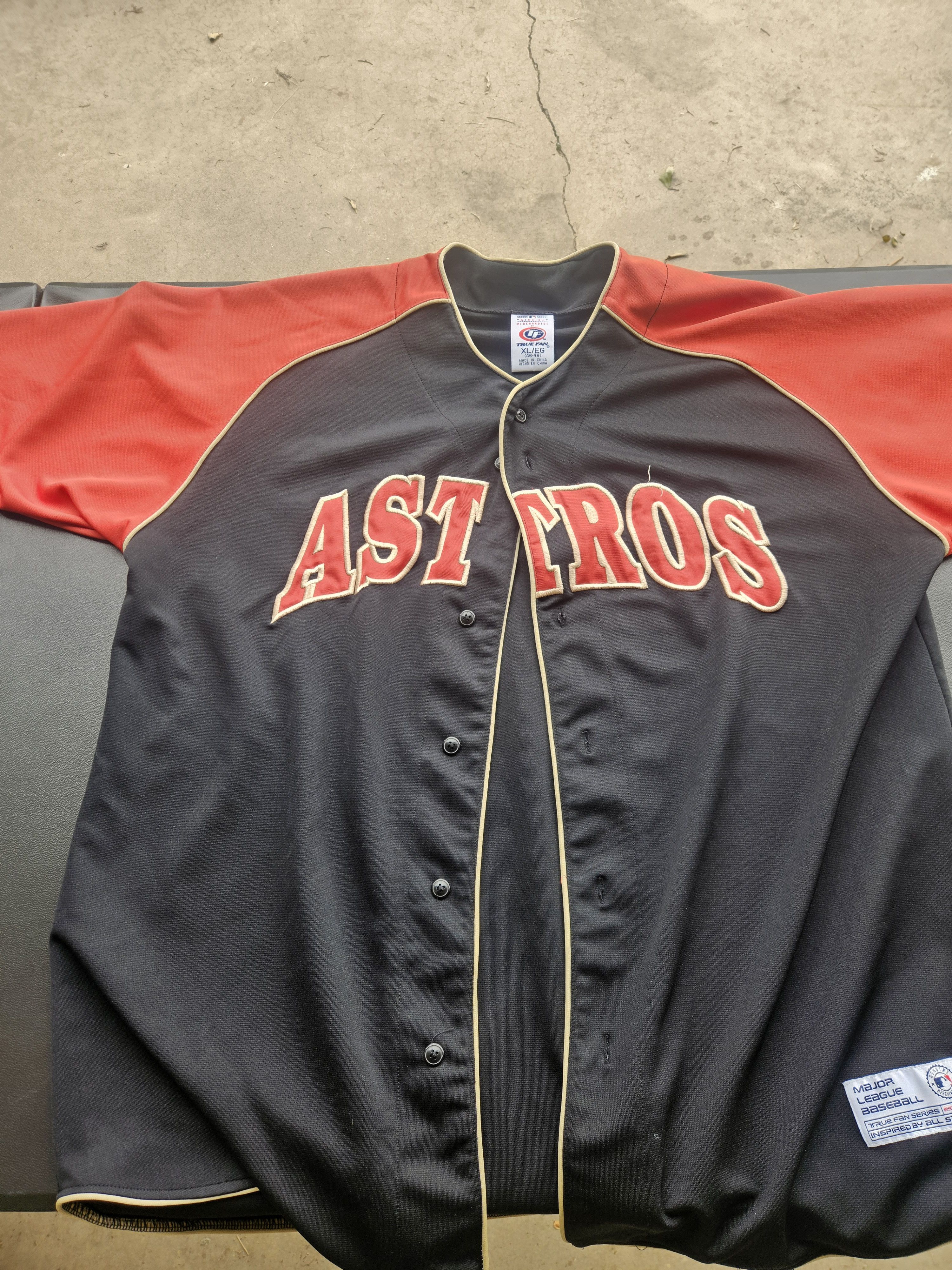 MLB Houston Astros MLB True Fan Y2K Jersey Size US XL / EU 56 / 4 - 1 Thumbnail
