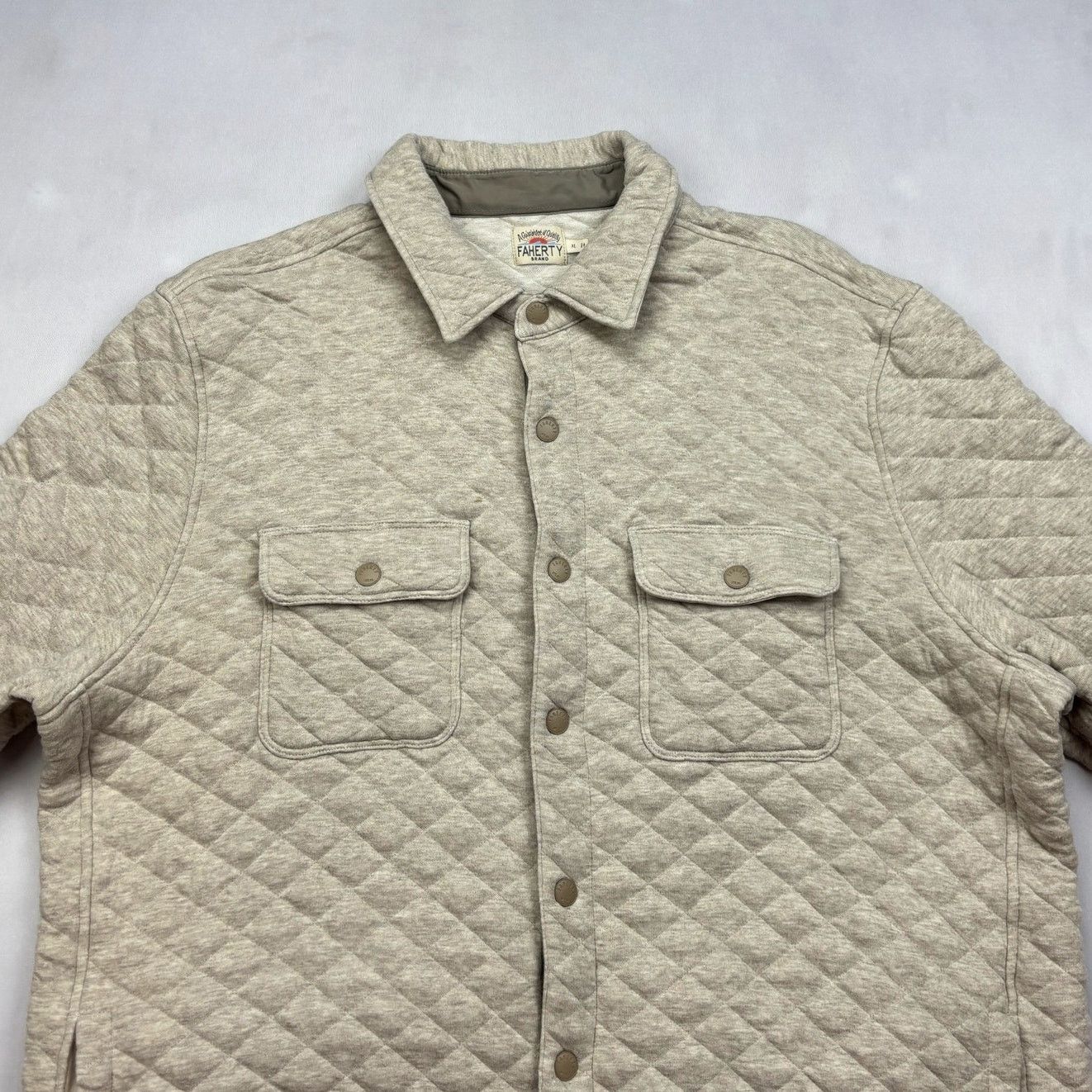 Faherty Faherty Epic Quilted Fleece CPO Shirt Jacket Shacket XL Size US XL / EU 56 / 4 - 2 Thumbnail