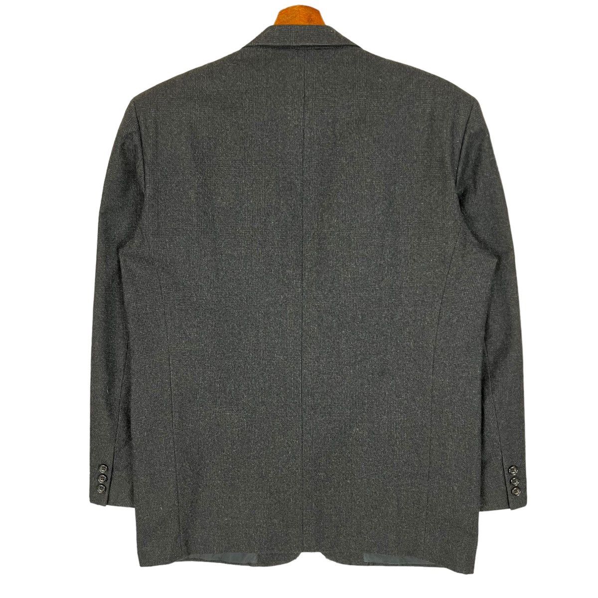Comme des Garcons Homme Dark Gray Notch Lapel Blazer Size US L / EU 52-54 / 3 - 5 Thumbnail