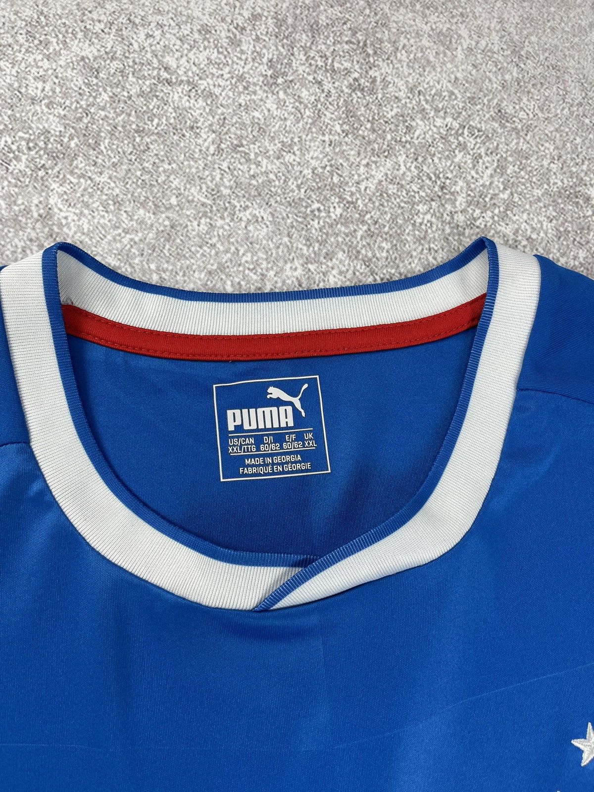 Vintage Glasgow Rangers 2016/18 Home Football Shirt Soccer Jersey Size US XXL / EU 58 / 5 - 6 Thumbnail