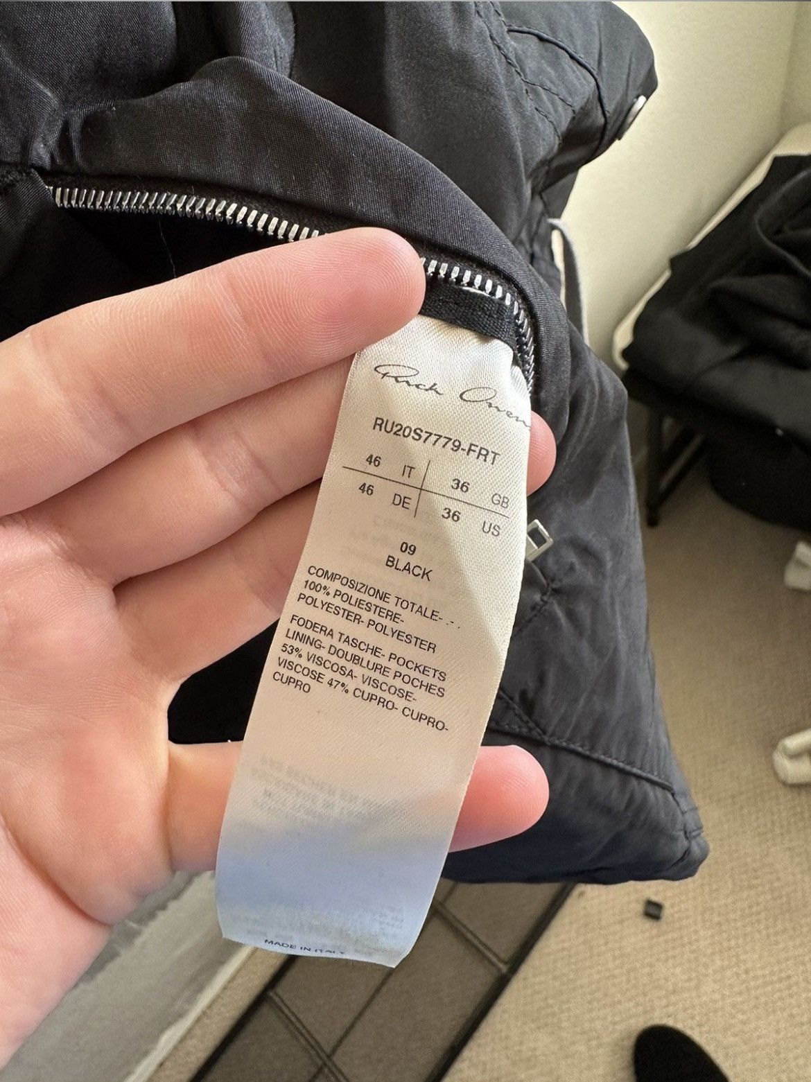 Rick Owens Rick Owens mainline S/S 20 tecuatl coaches jacket Size US S / EU 44-46 / 1 - 7 Thumbnail