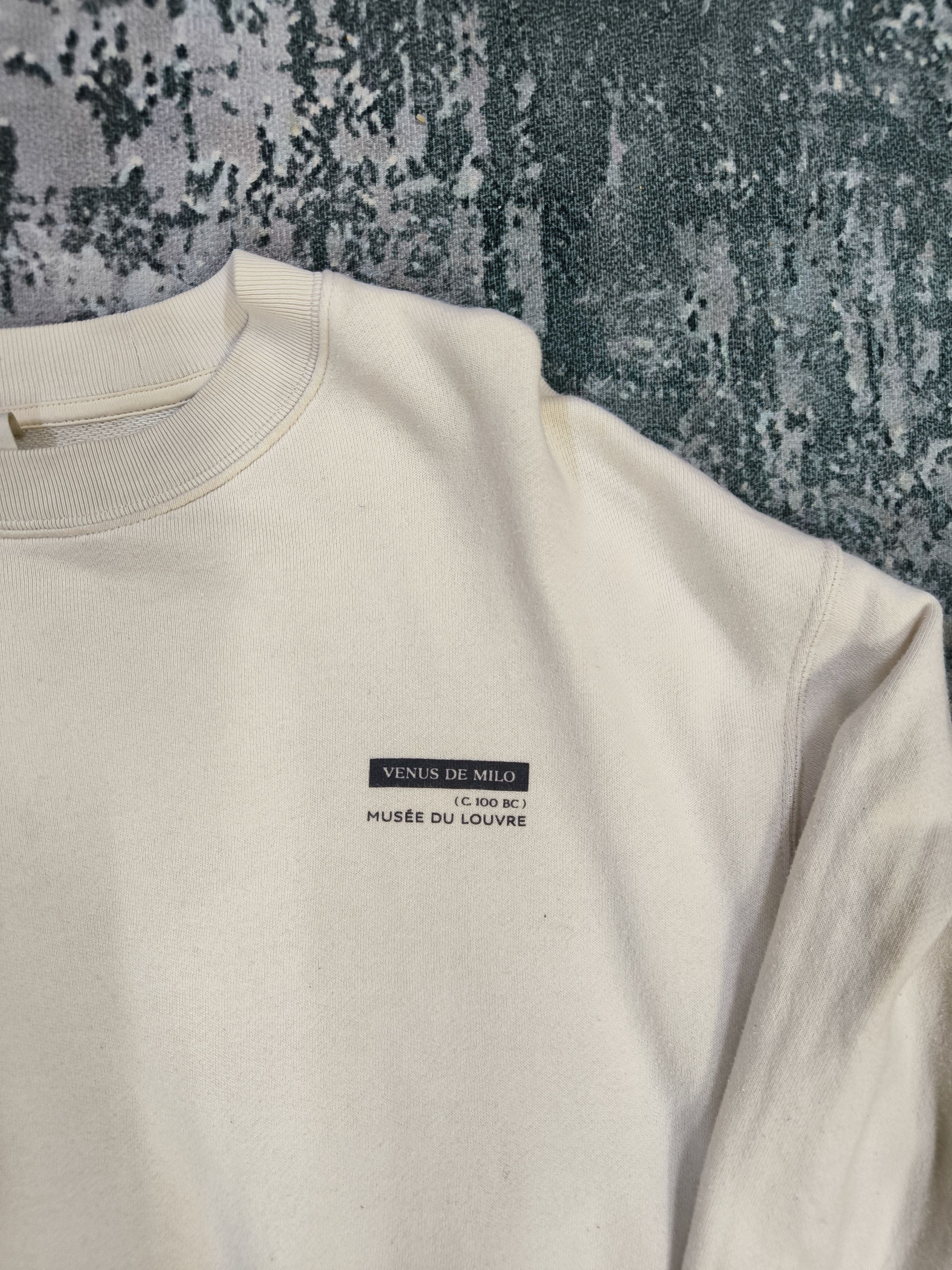 Arts & Science UT x Louvre Museum "Mona Lisa" Light Cream Sweatshirt Size US L / EU 52-54 / 3 - 3 Thumbnail