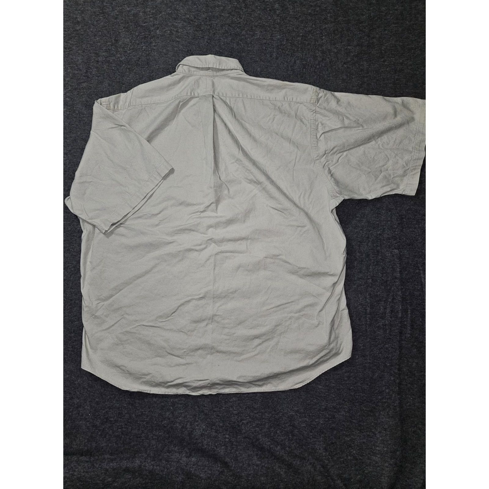 Ralph Lauren Ralph Lauren Shirt Mens 2XL Beige Button-Down Short Sleeve Pony Logo Cotton Twill Size US XXL / EU 58 / 5 - 7 Thumbnail