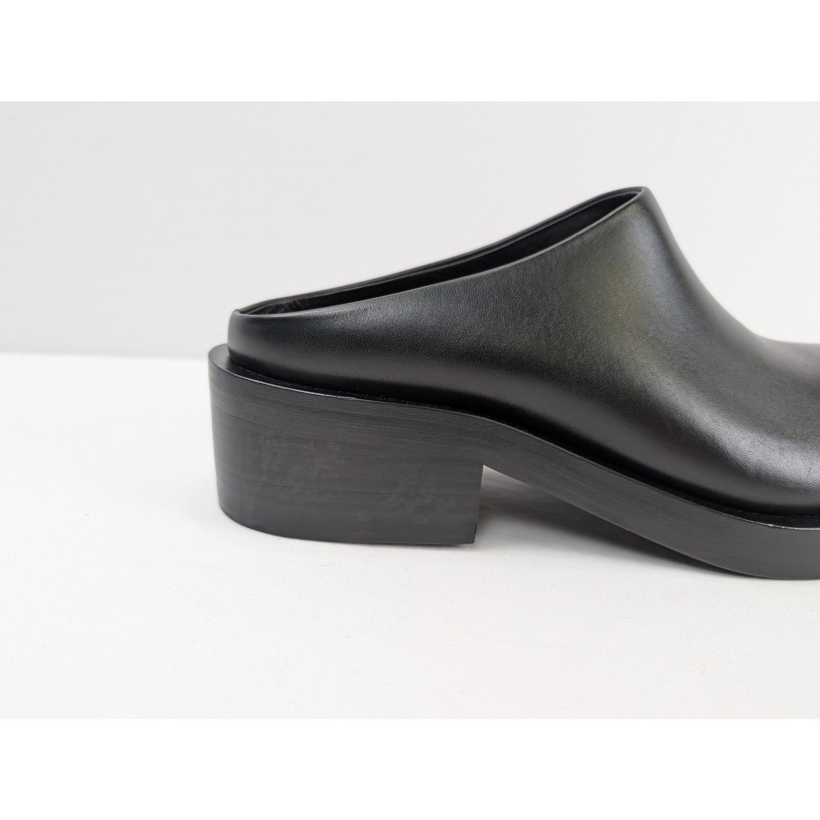 Balenciaga o1rshd1 New Matt Calfskin Santiago Mule Sandal in Black Size US 12 / EU 45 - 4 Thumbnail