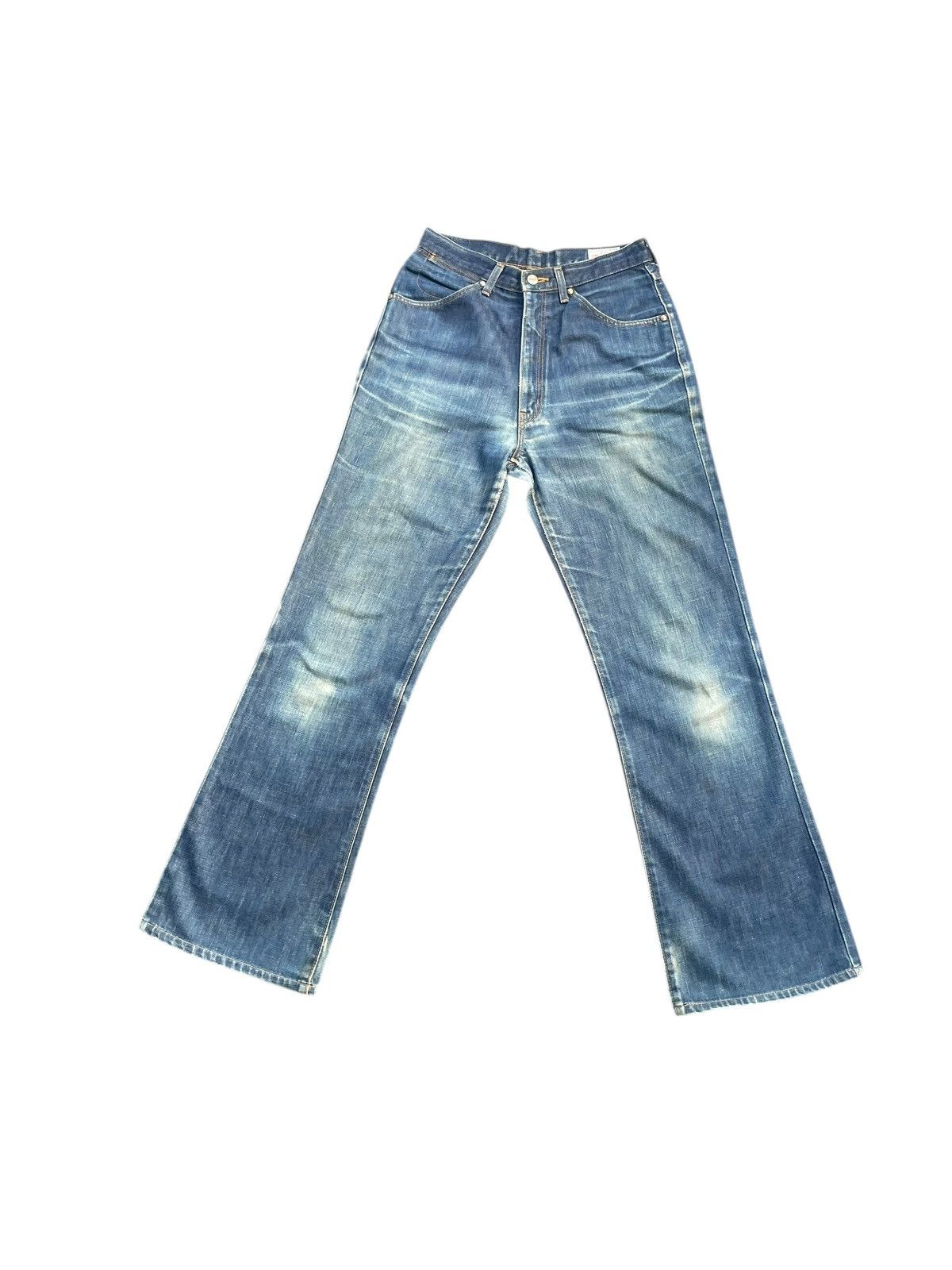 Wrangler Vintage Flare Lady Wrangler Blue Bell Size 29" - 1 Thumbnail