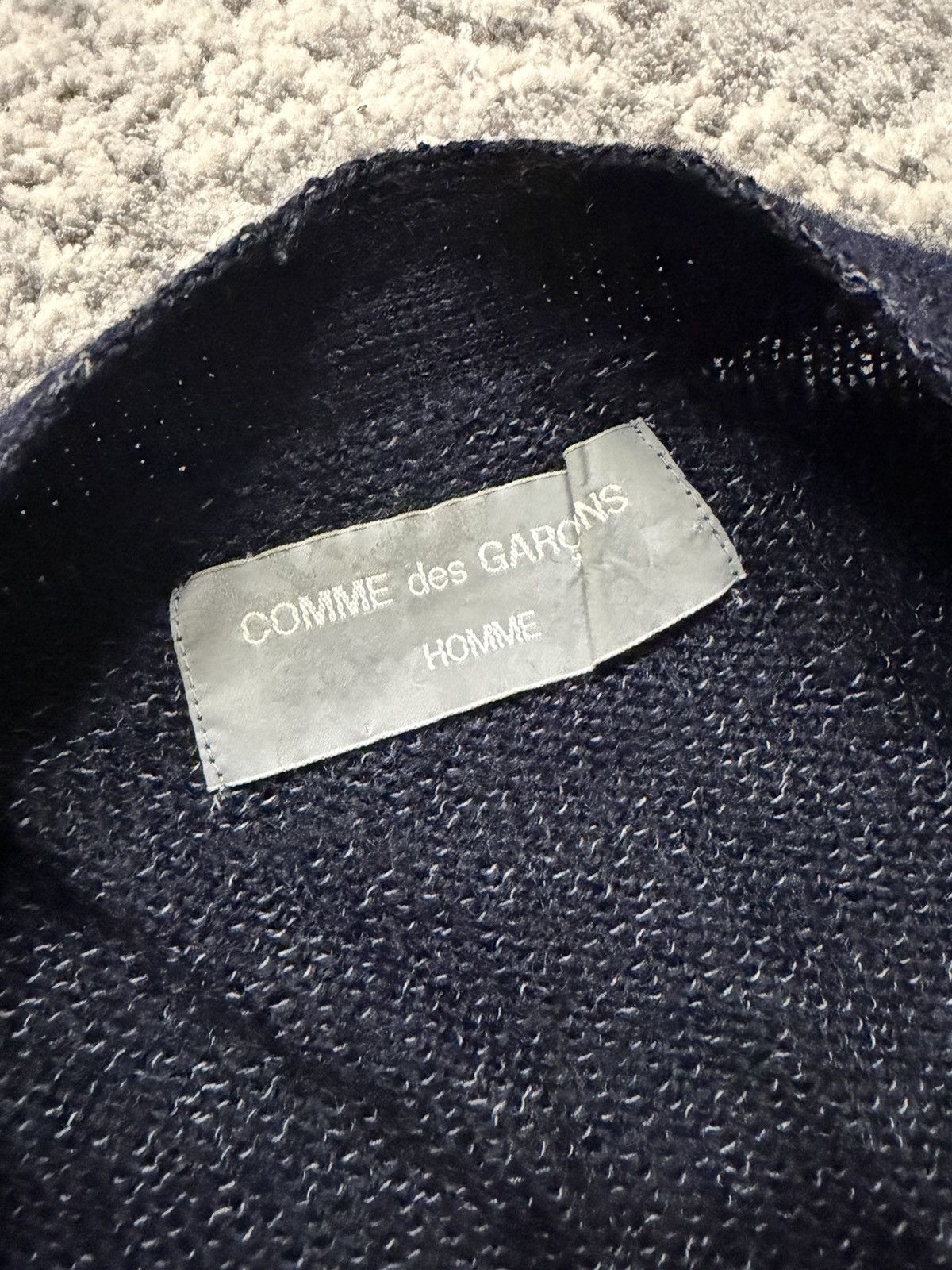 Comme des Garcons Homme AD1997 Oversized Knit Cardigan Size US XL / EU 56 / 4 - 2 Thumbnail