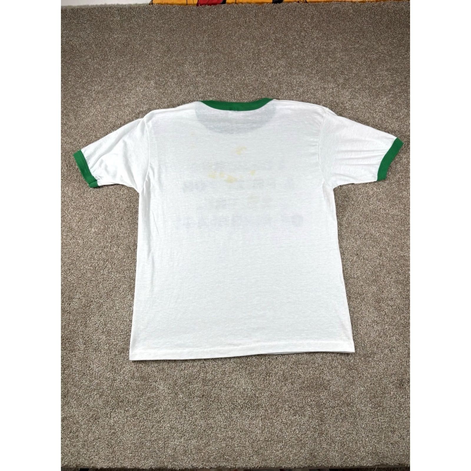 Hanes VINTAGE Hanes White T-Shirt Lot • Size M-L • Unisex Adults • Short Sleeve • Funny Married “I’m The Prize” Theme Size US M / EU 48-50 / 2 - 6 Thumbnail