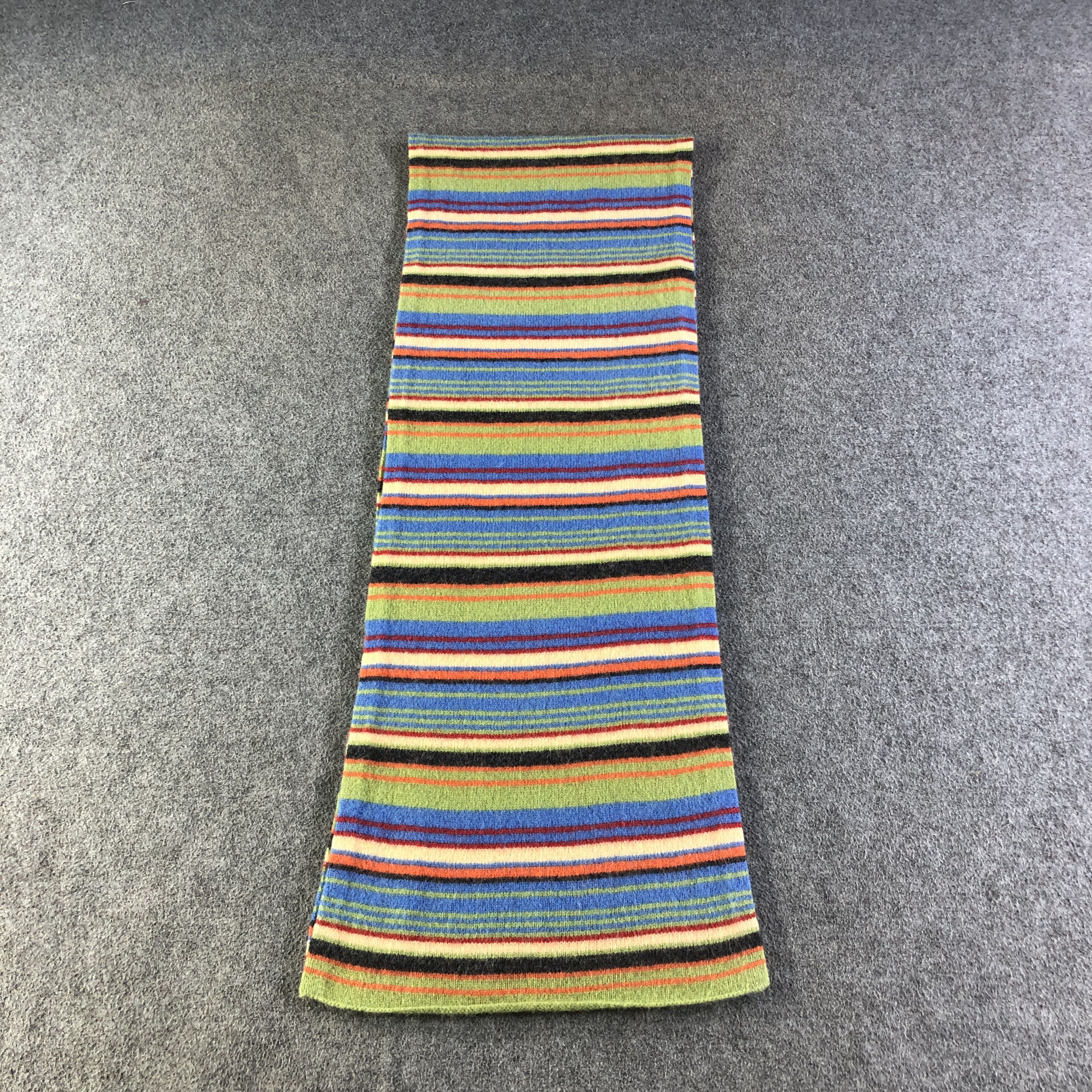 Gap GAP Striped Wool Scarf Muffler Neckwear V2798 Size ONE SIZE - 2 Thumbnail