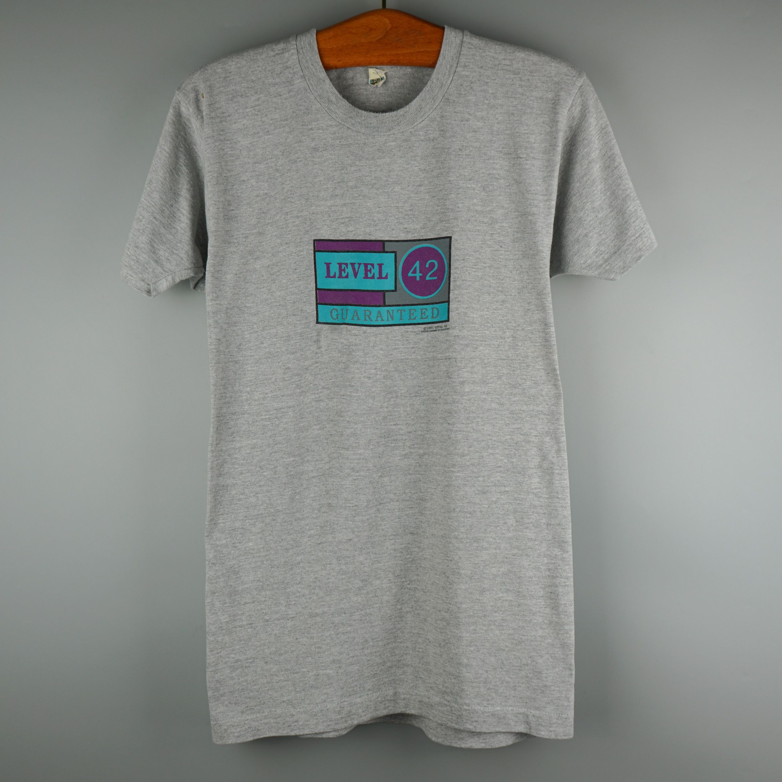 Band Tees × Vintage Vintage 1991 Level 42 Tour T-Shirt Size US S / EU 44-46 / 1 - 1 Thumbnail