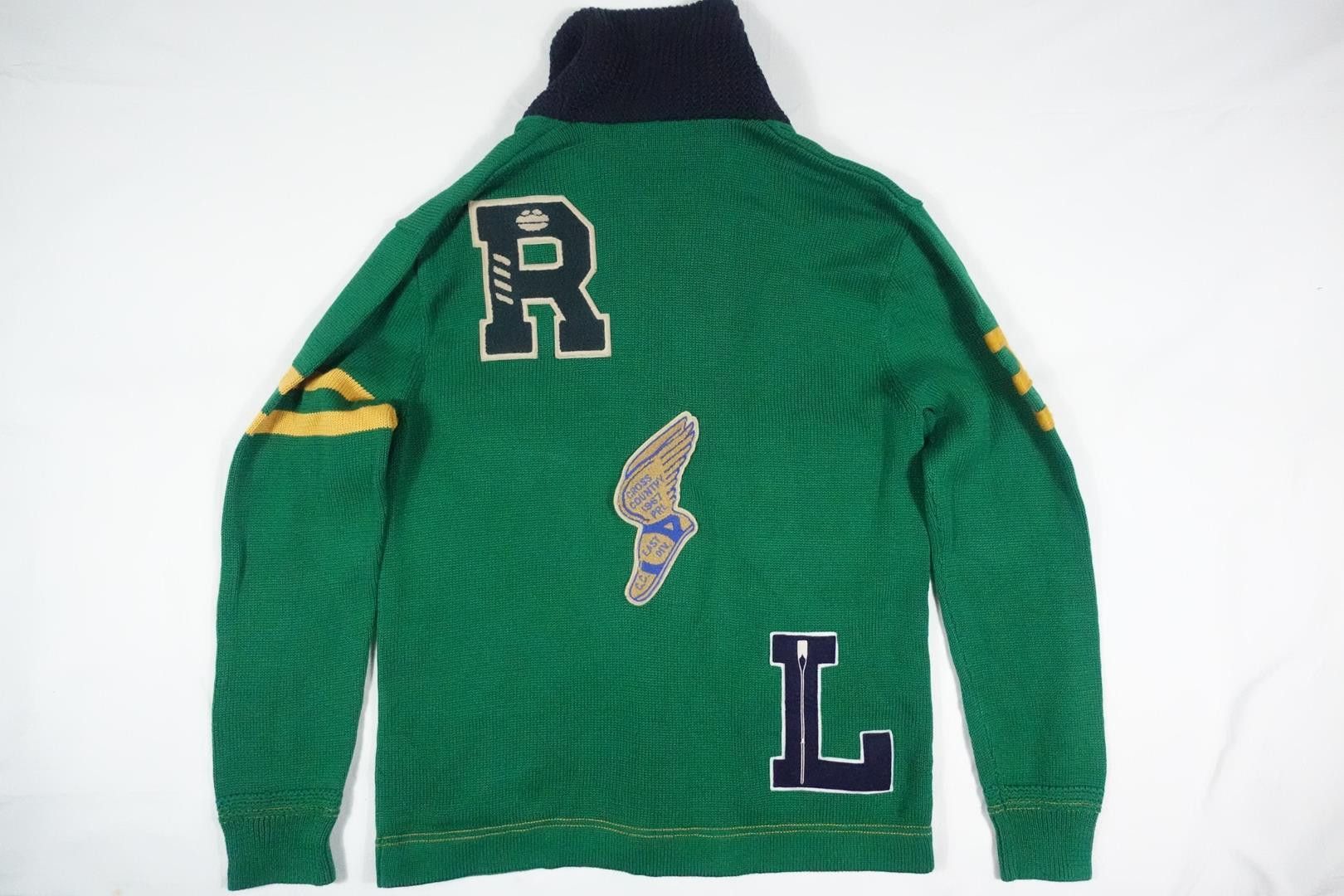 Polo Ralph Lauren Polo Ralph Lauren Cardigan Sweater Varsity Letterman NWT L Size US L / EU 52-54 / 3 - 2 Thumbnail