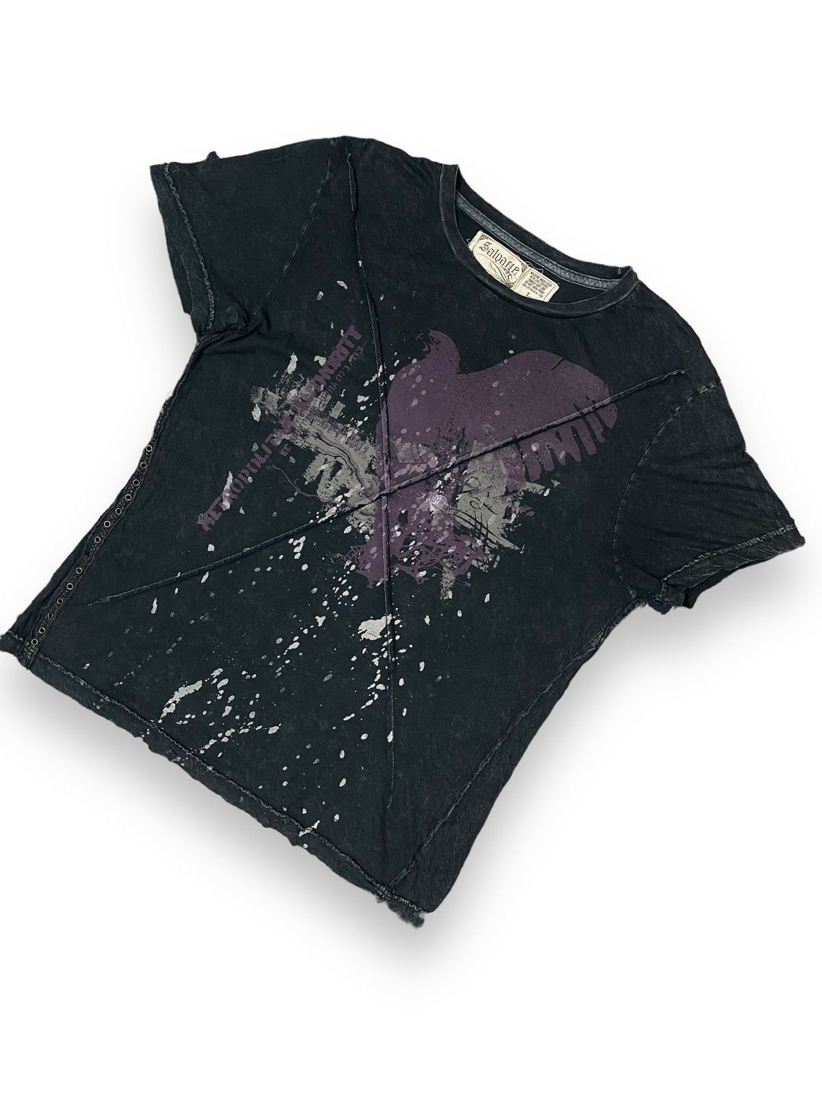20471120 × If Six Was Nine Tee Salvage Art of X Cross Knit Metropolitan Spatter Painter Size US M / EU 48-50 / 2 - 3 Thumbnail