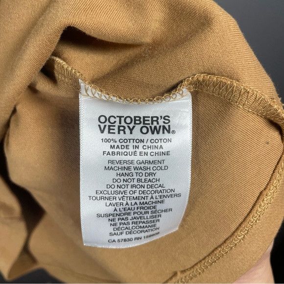 October's Very Own OVO Womens Turtleneck Long Sleeve Brown Size S / US 4 / IT 40 - 6 Thumbnail