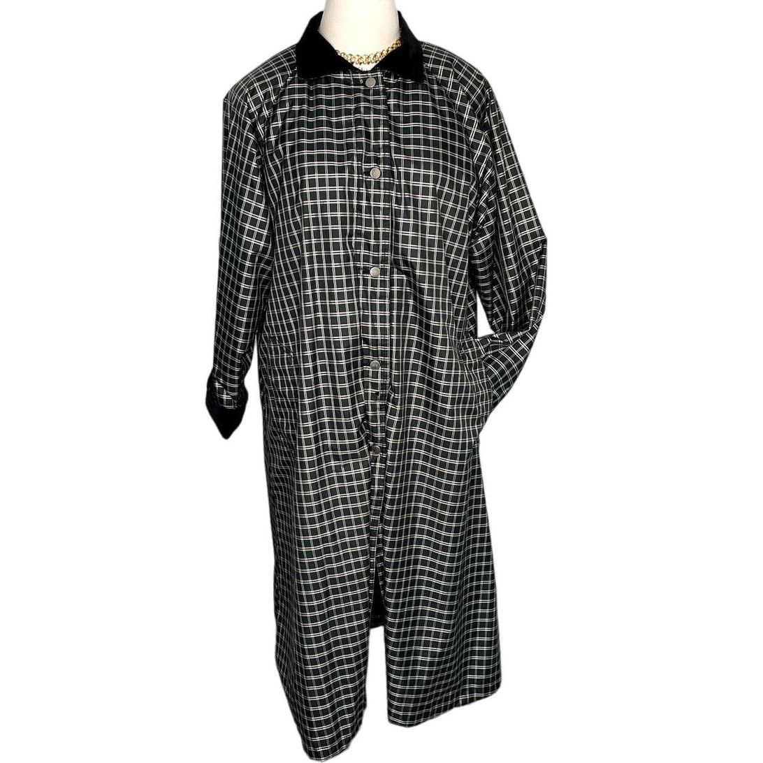 Vintage Vintage JG Hook plaid raincoat removable lining size 10P Size L / US 10 / IT 46 - 1 Thumbnail