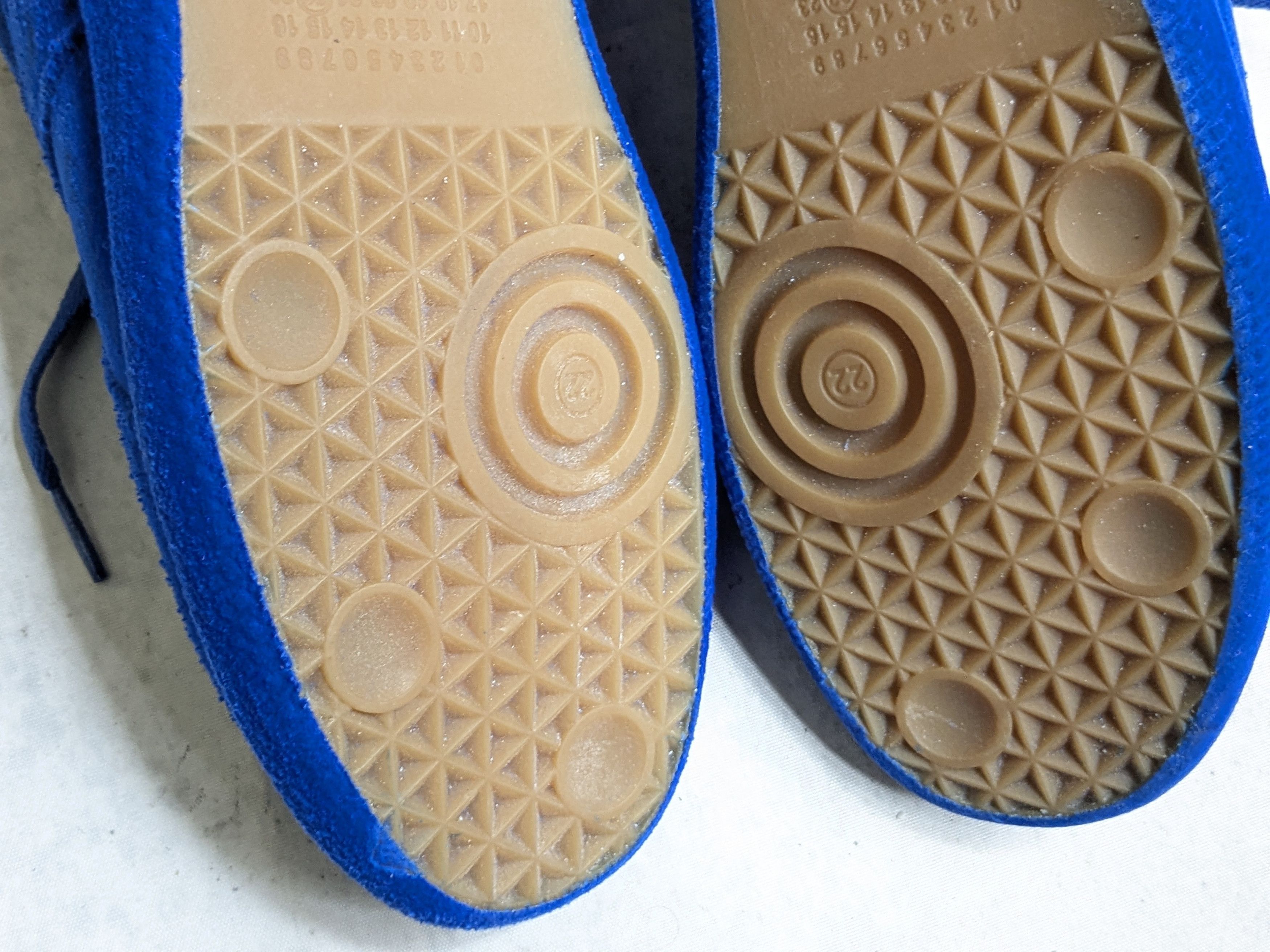 Maison Margiela Maison Margiela GAT Replica Blue 9 42 Felt Leather Low Size US 9 / EU 42 - 19 Thumbnail