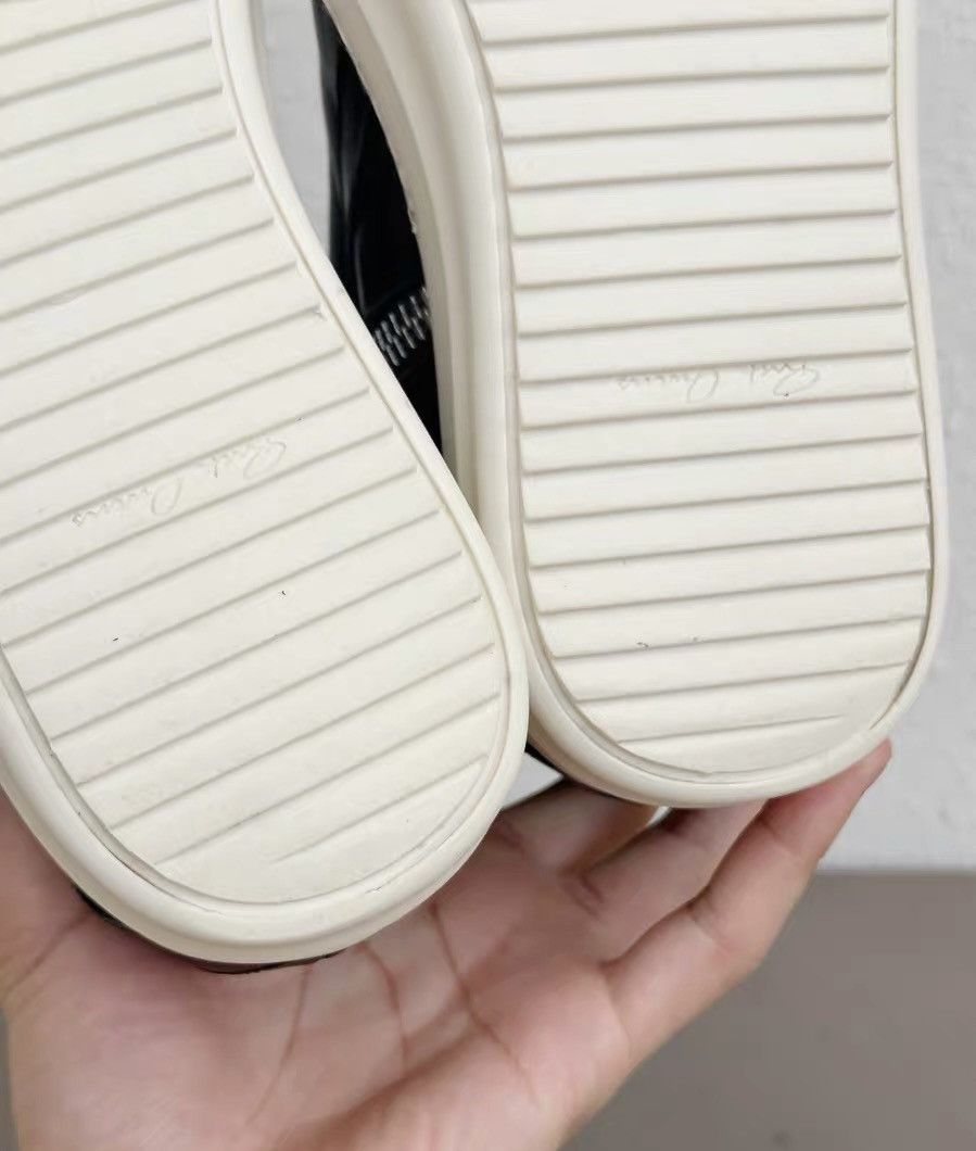 Rick Owens Rick Owens high-top shoes, inverted triangle black and white Size US 7 / IT 37 - 7 Thumbnail