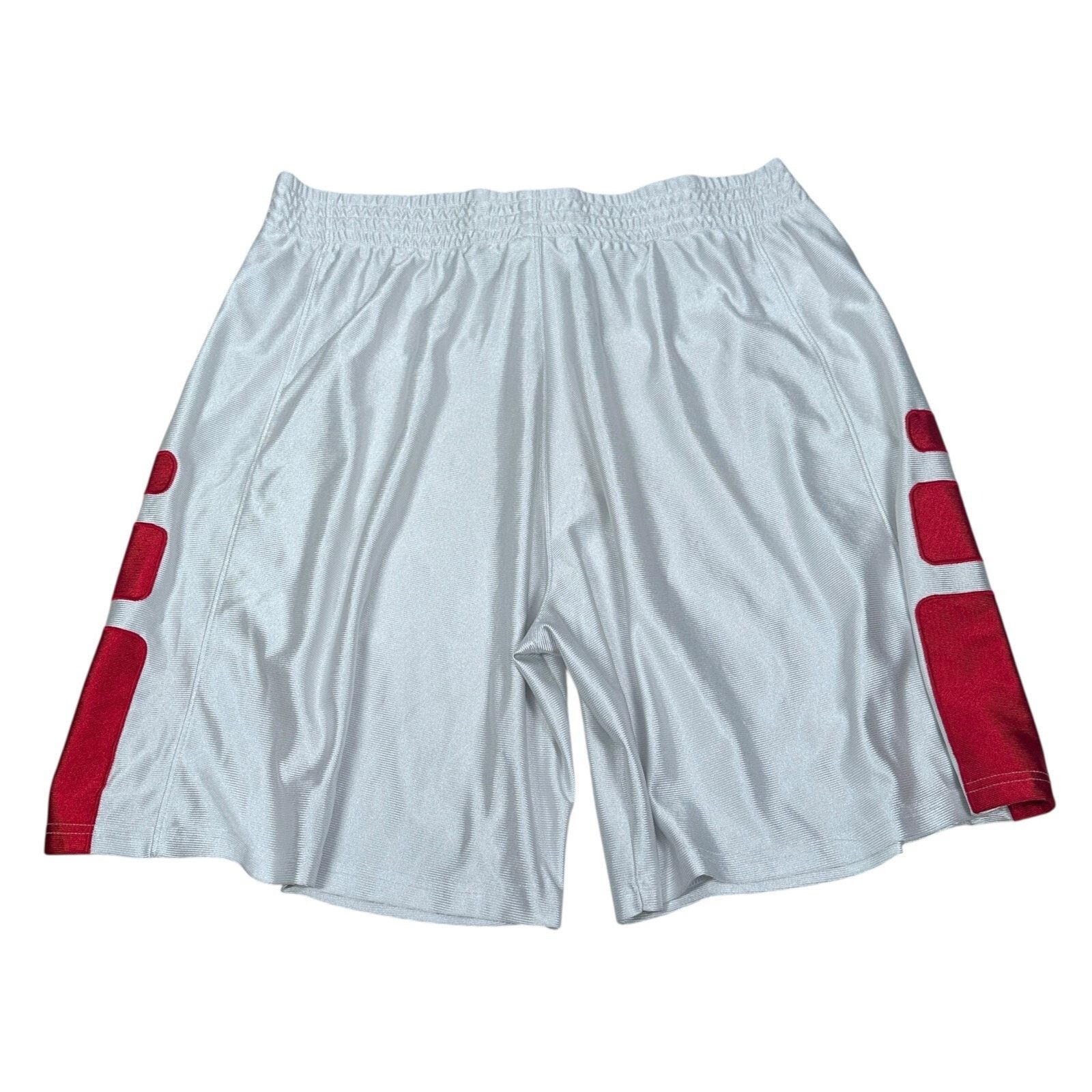 Nike VTG Nike Dazzle Basketball Shorts Men’s XL White Drawstring Size US 36 / EU 52 - 2 Thumbnail