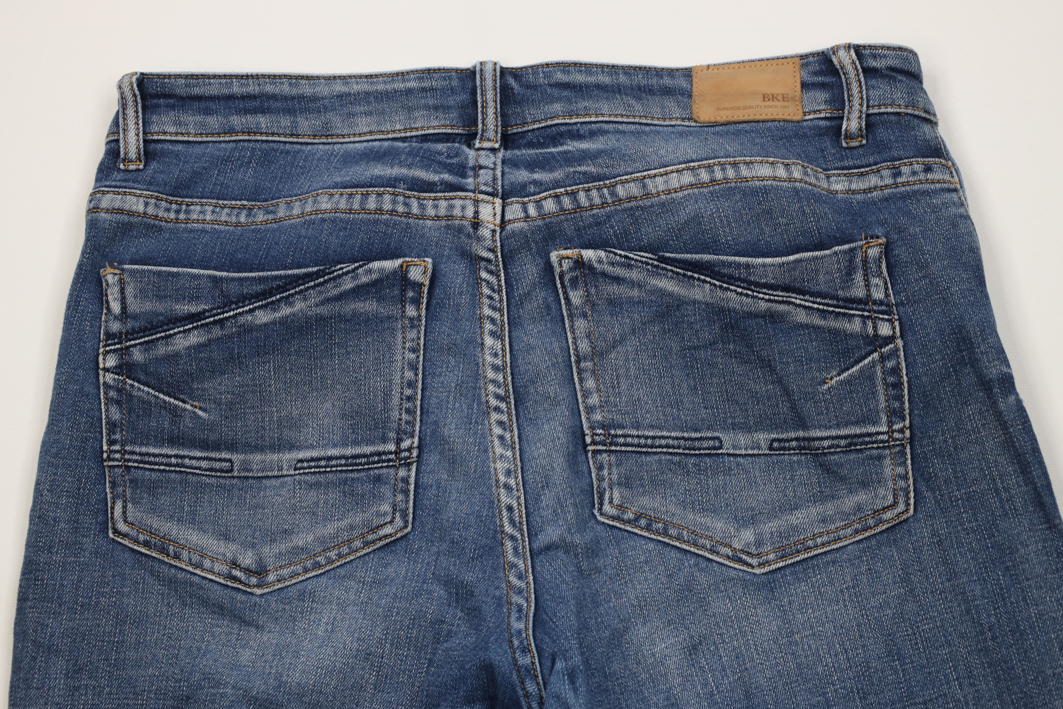 Vintage Buckle BKE Payton Mid Rise Stretch Boot Denim Jeans Blue Size 30" / US 8 / IT 44 - 12 Thumbnail