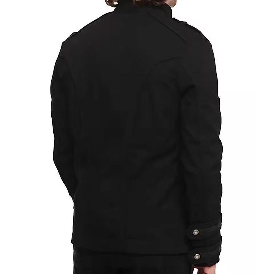 Japanese Brand Vintage Military-Inspired Denim Jacket – Bold, Structured Size US M / EU 48-50 / 2 - 2 Thumbnail