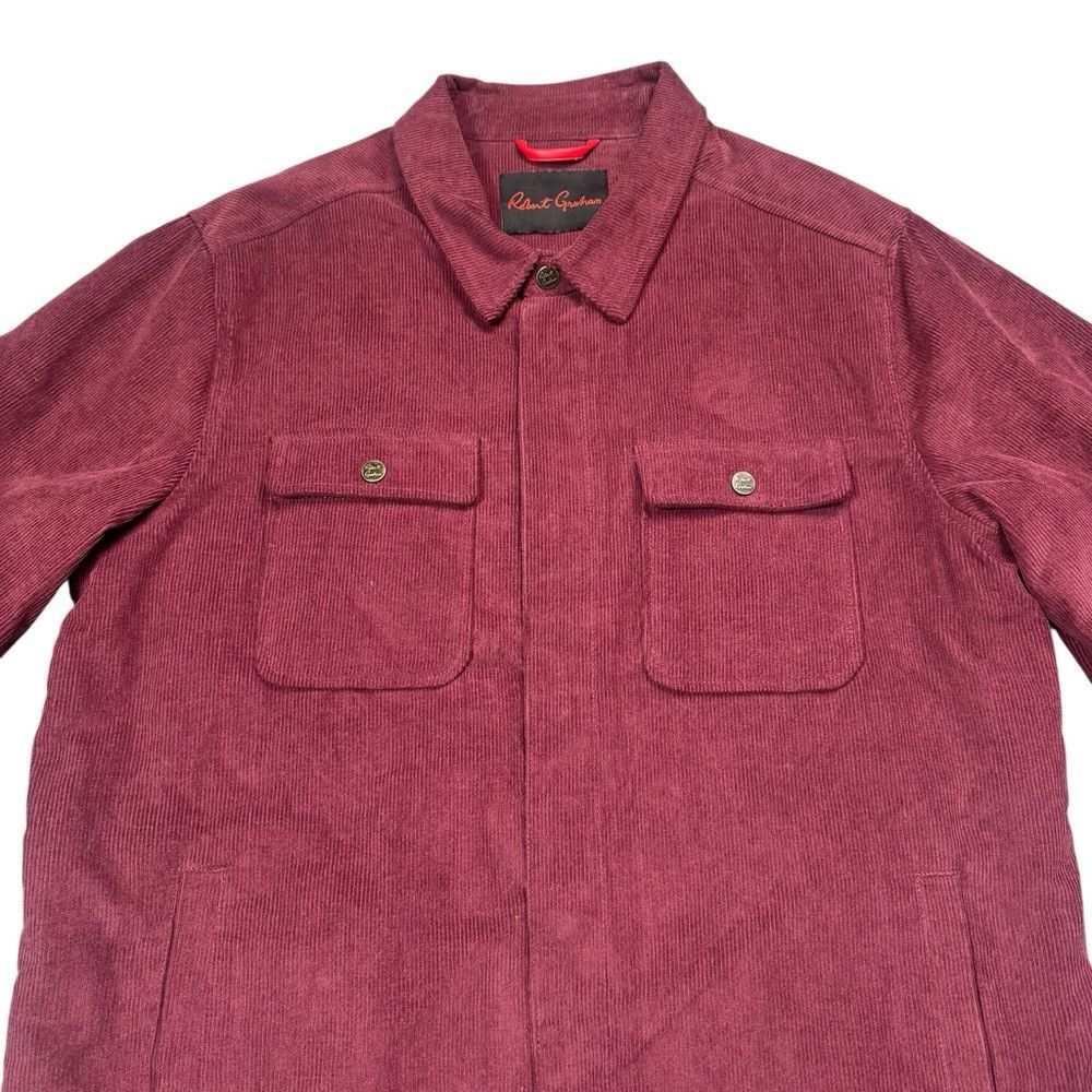 Robert Graham NWT New $298 Robert Graham Corduroy Shirt Burgundy Jacket S Size US S / EU 44-46 / 1 - 9 Thumbnail