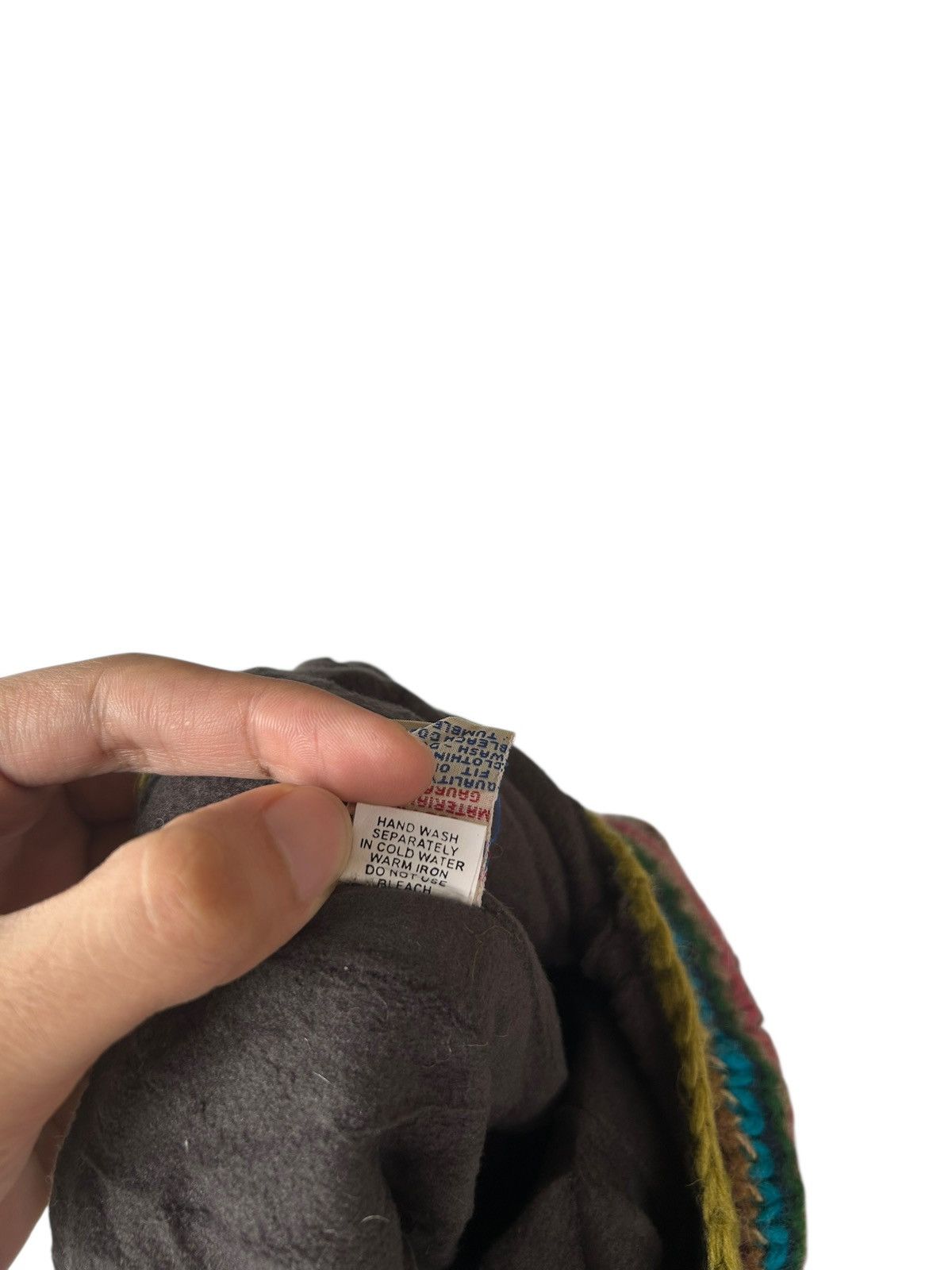 Japanese Brand × Kapital × Vintage Hippies style Crochet Knitted Handmade Wool Beanie Hats Size ONE SIZE - 8 Thumbnail