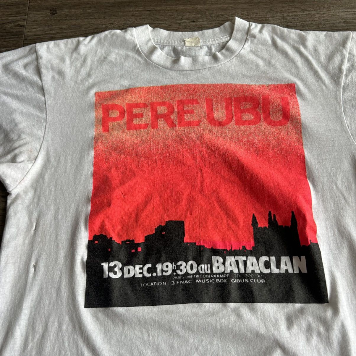 Band Tees 80s Vintage Pere Ubu Post Punk Band Concert Tee Sz L Size US L / EU 52-54 / 3 - 2 Thumbnail