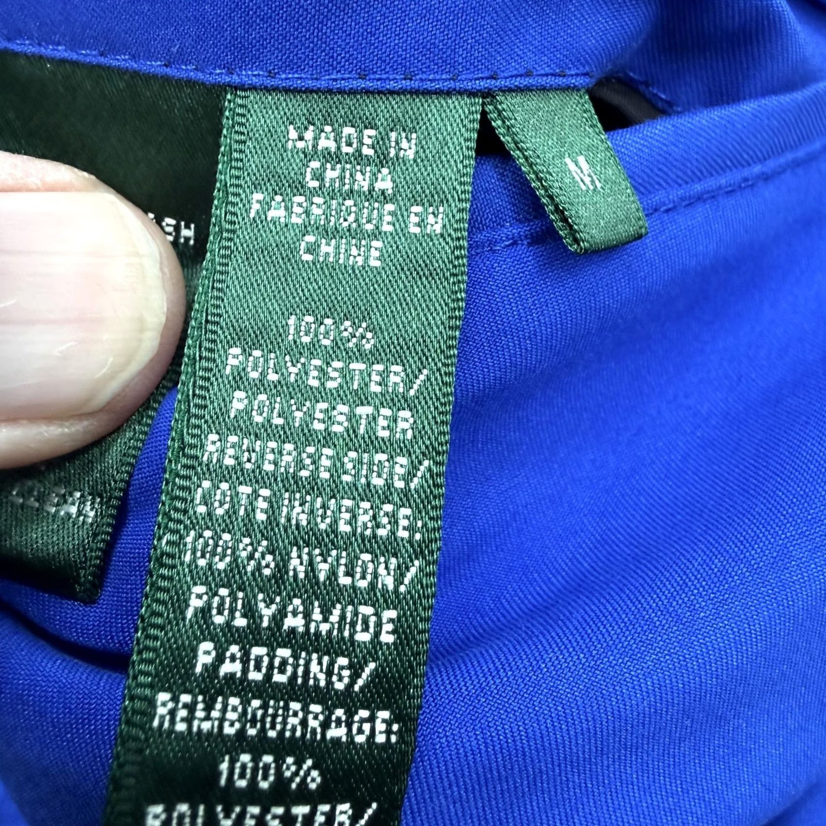 Ralph Lauren Lauren Ralph Lauren Vest Womens Medium Reversible Quilted Full Zip Black/Blue Pockets L-RL Logo Size M / US 6-8 / IT 42-44 - 7 Thumbnail