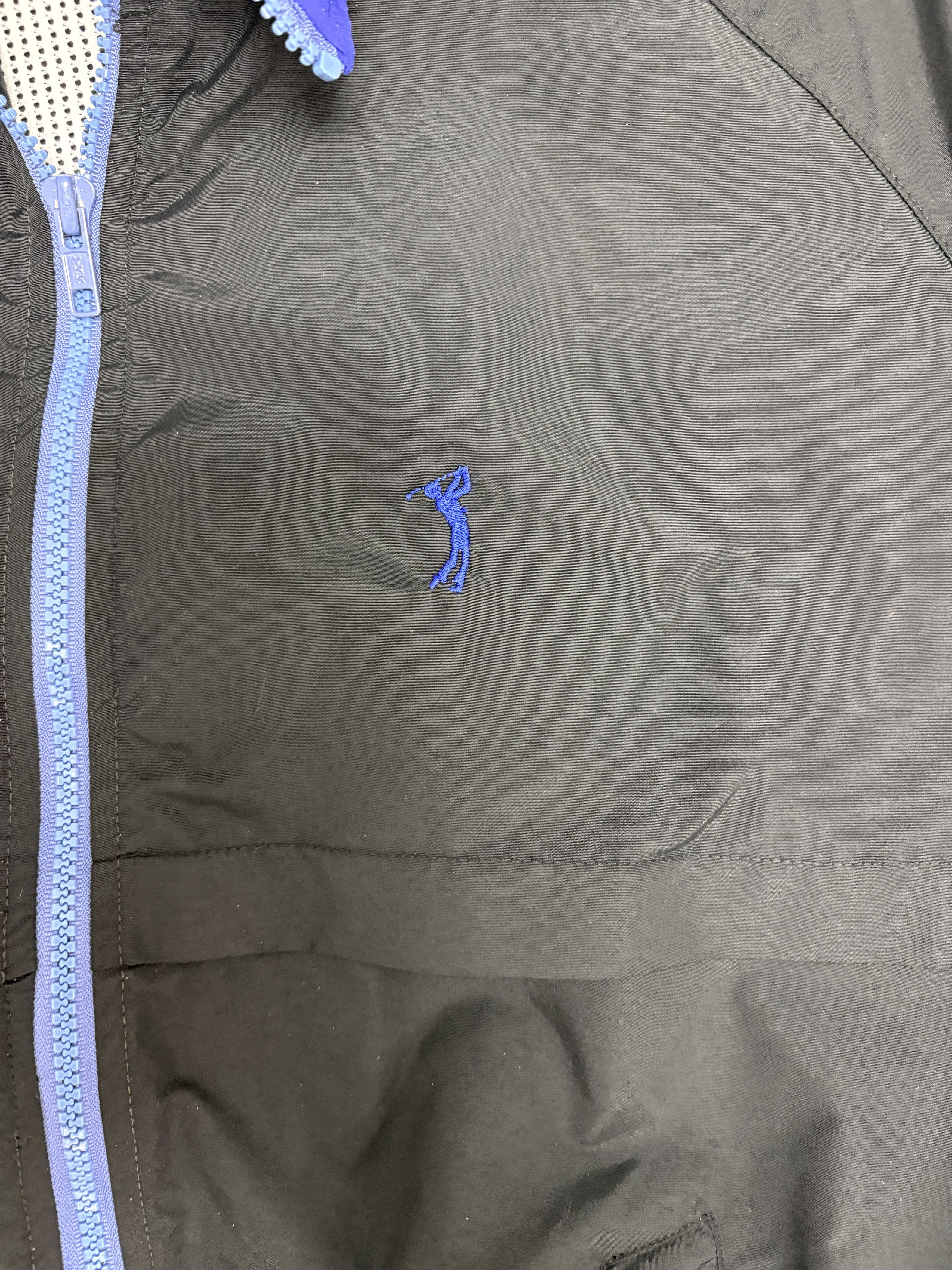 Vintage Radical Rain Gear Golf Black Vintage Windbreaker Jacket Size US L / EU 52-54 / 3 - 2 Thumbnail