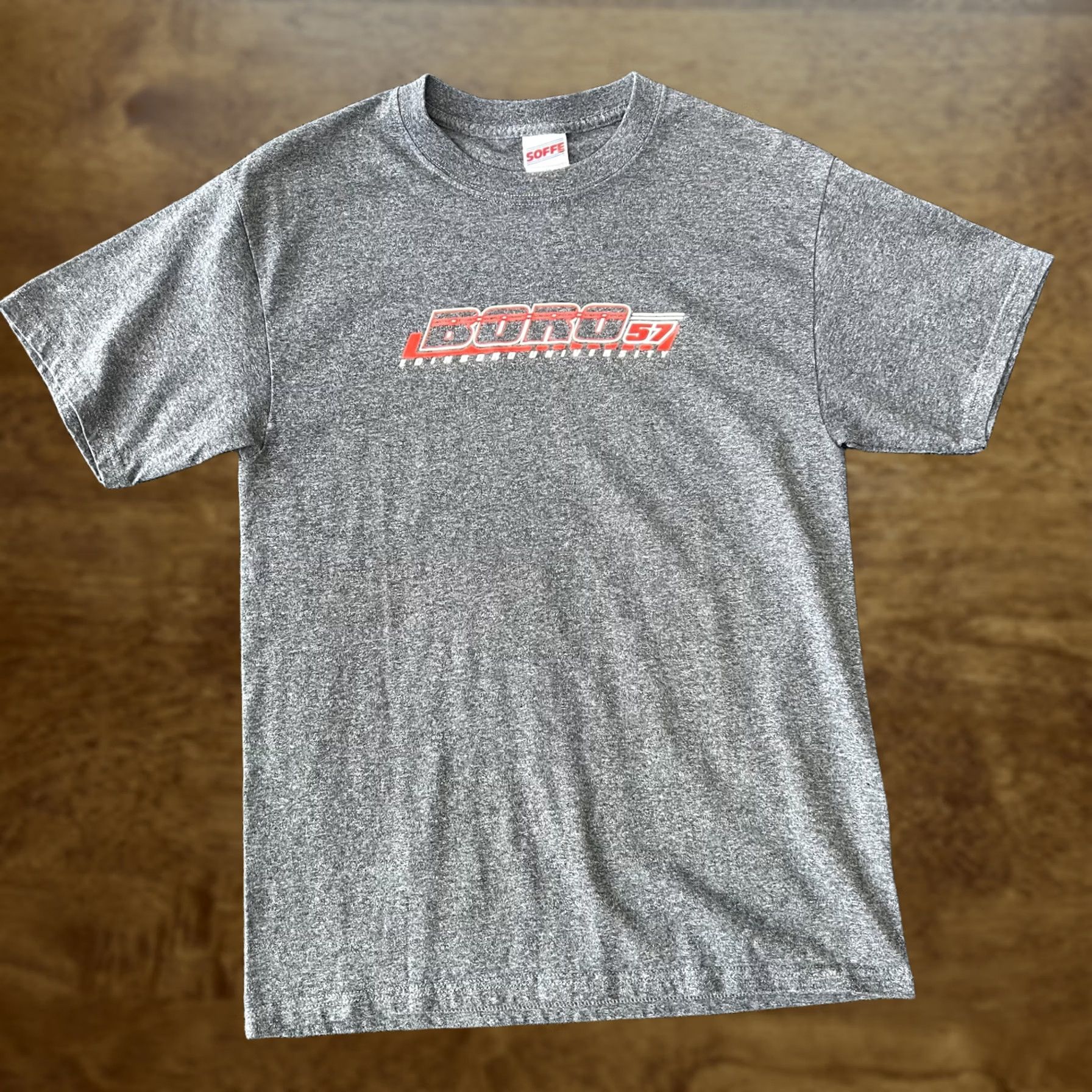 Soffe Edinboro University BORO 57 Shirt Mens Medium Gray Soffe Graphic Tee Cotton Shirt Size US M / EU 48-50 / 2 - 1 Thumbnail