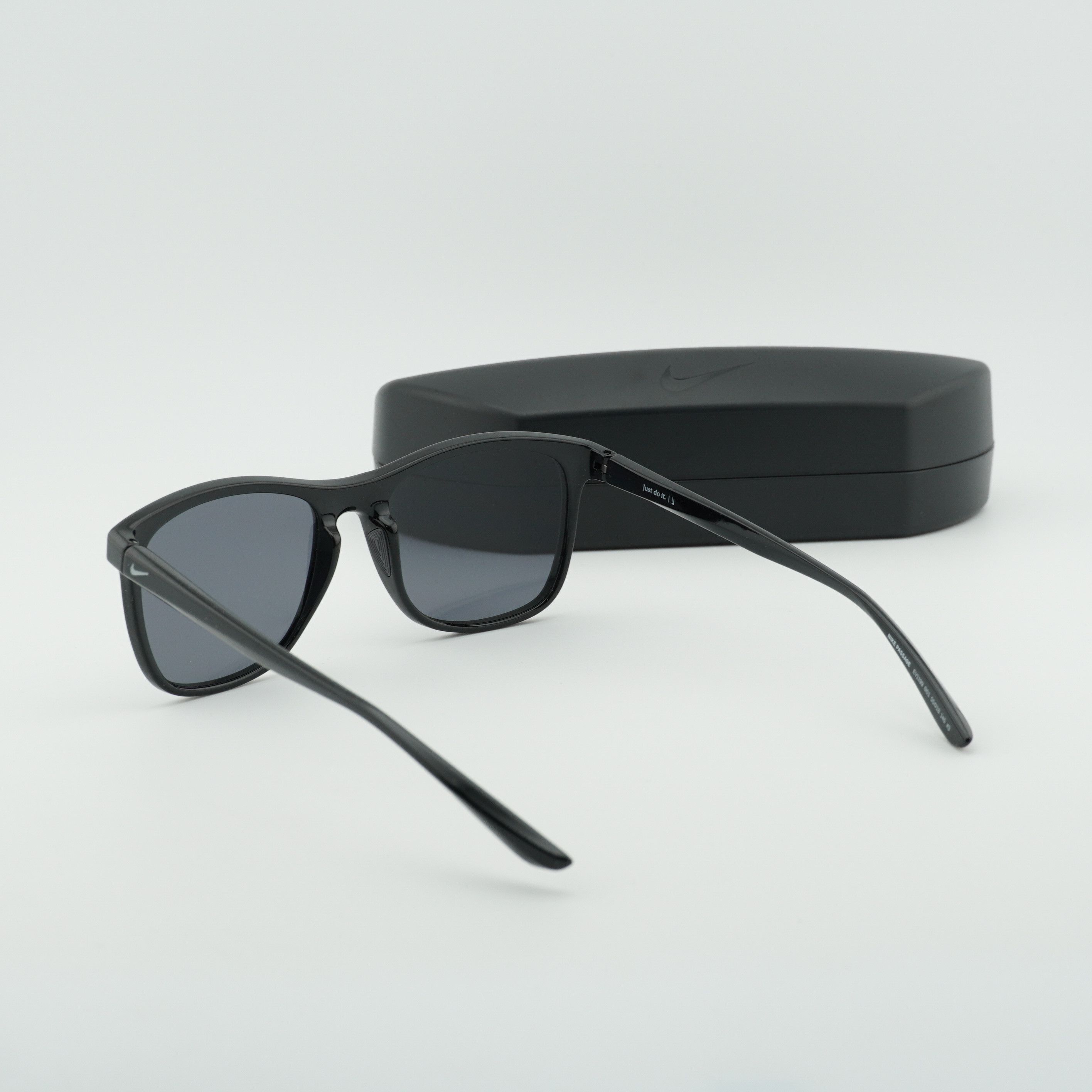 Nike Nike EV1199 001 Unisex Sunglasses Black Square Frame Size ONE SIZE - 2 Thumbnail