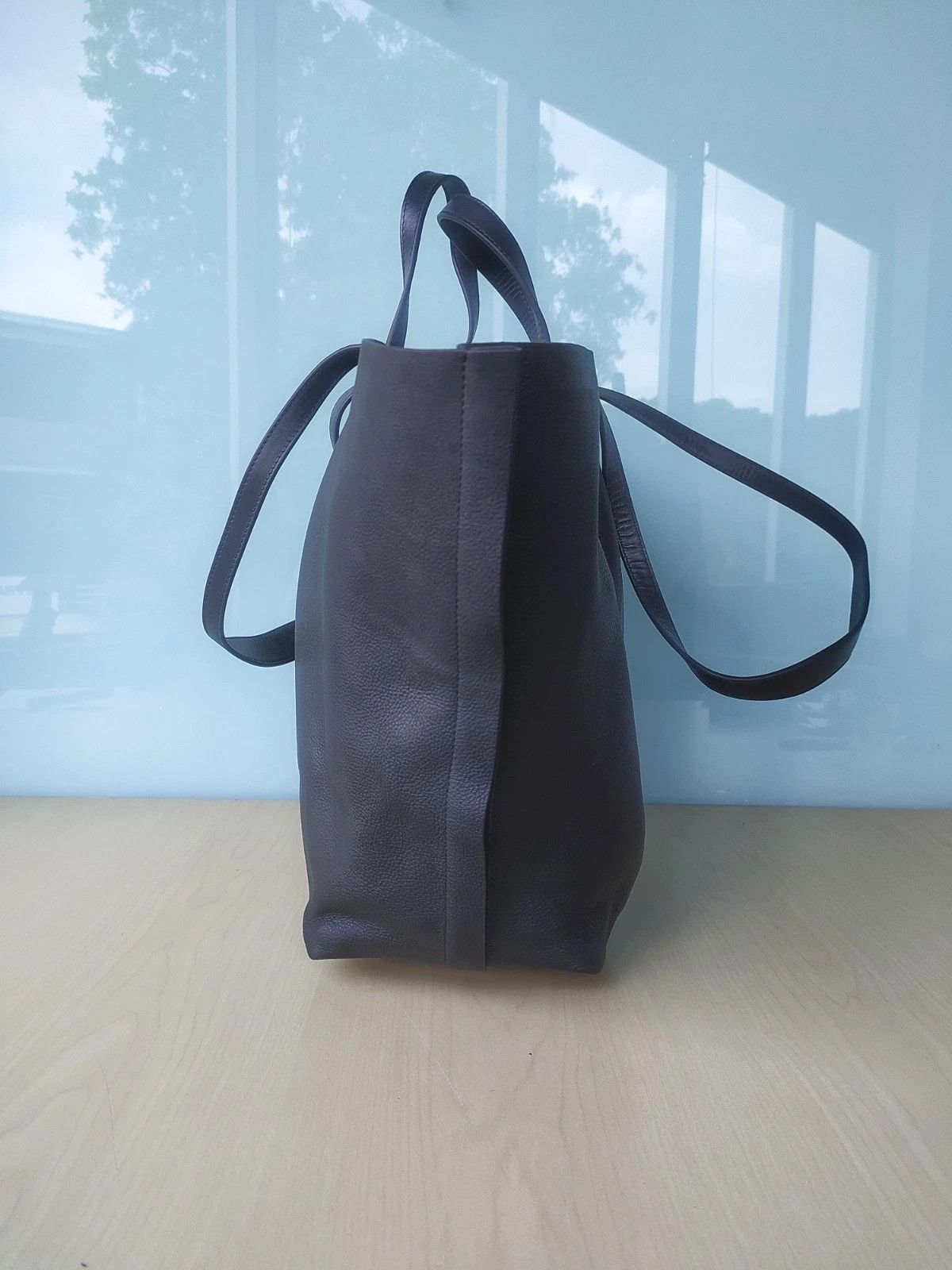 Allsaints AllSaints Phoenix Ew Leather Tote Bag FTP - 8056 Size ONE SIZE - 3 Thumbnail