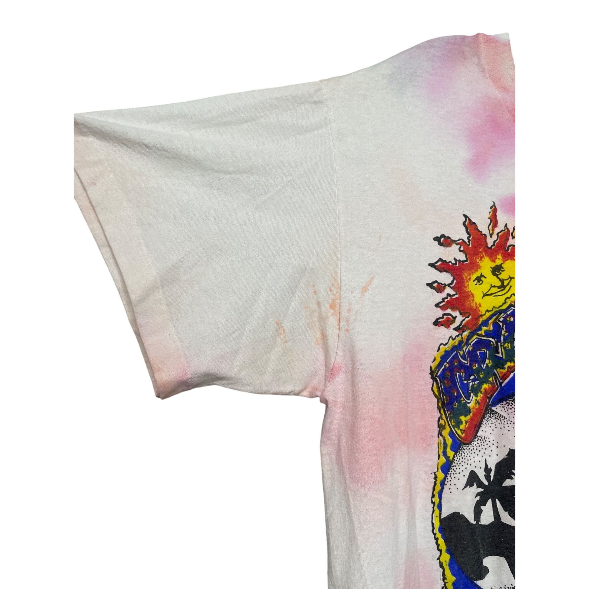 Grateful Dead RARE Vintage Grateful Dead Summer Tour 93 1993 Tie-Dye TShir Size US L / EU 52-54 / 3 - 9 Thumbnail