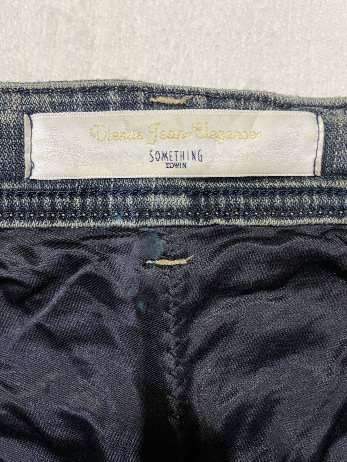 Japanese Brand Vintage Something Edwin Boot Cut Mudwash Denim Jeans Size US 30 / EU 46 - 8 Thumbnail