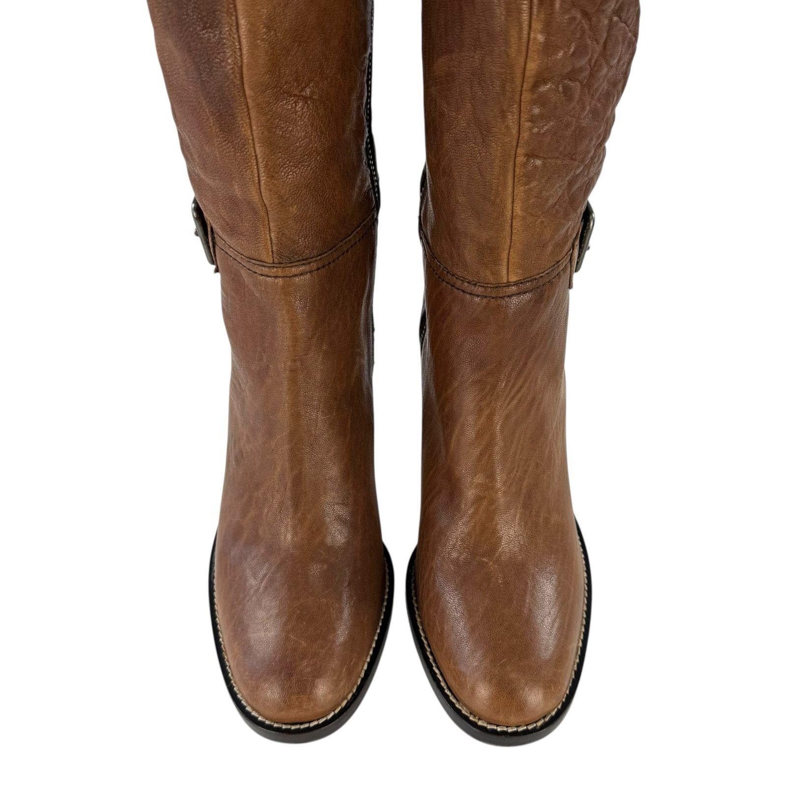 Miu Miu Miu Miu Leather & Shearling Knee-High Boots Size US 6 / IT 36 - 10 Thumbnail