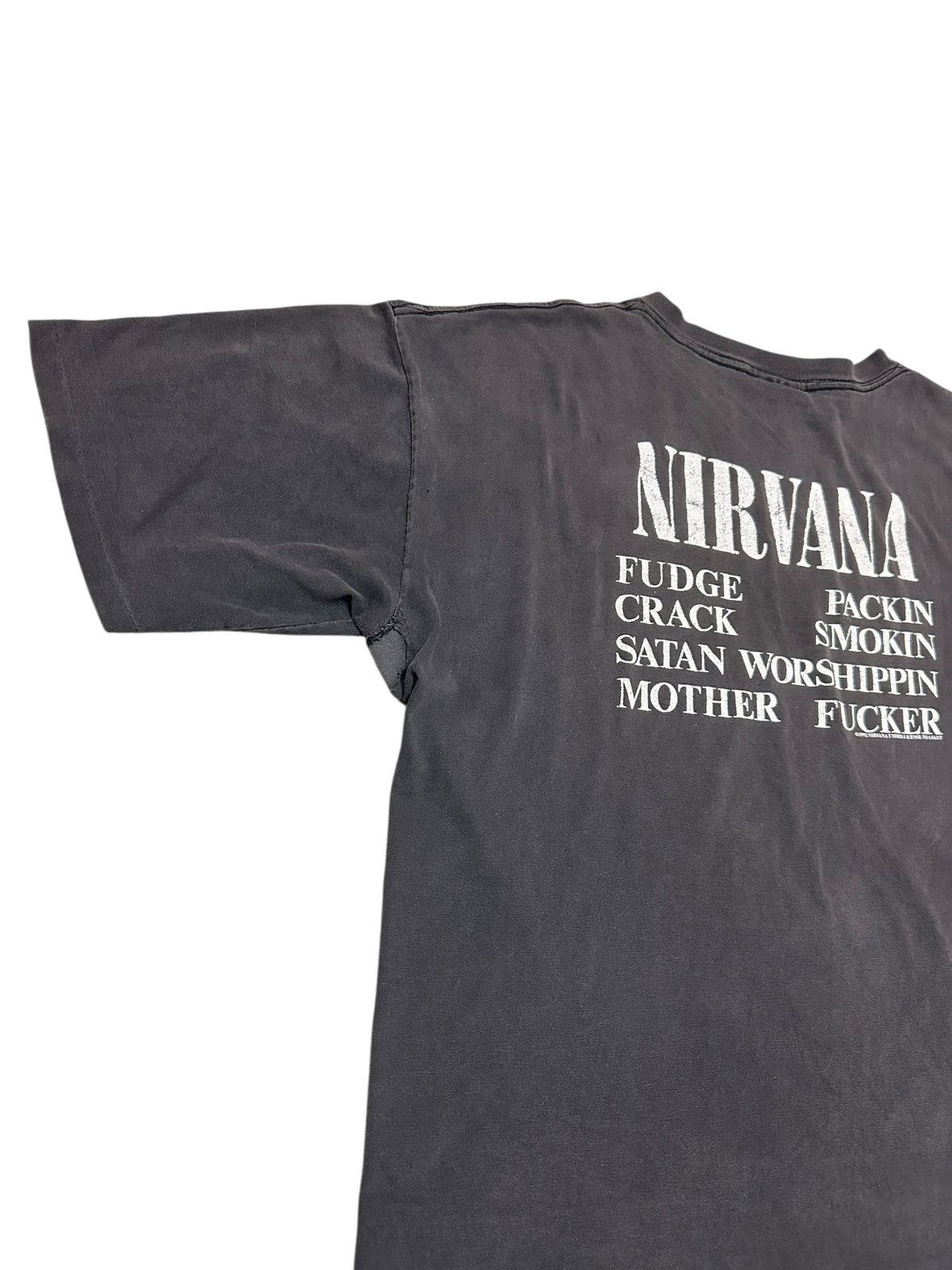 Band Tees Vintage 1992 Nirvana Vestibule Giant Tag Size US XL / EU 56 / 4 - 9 Thumbnail