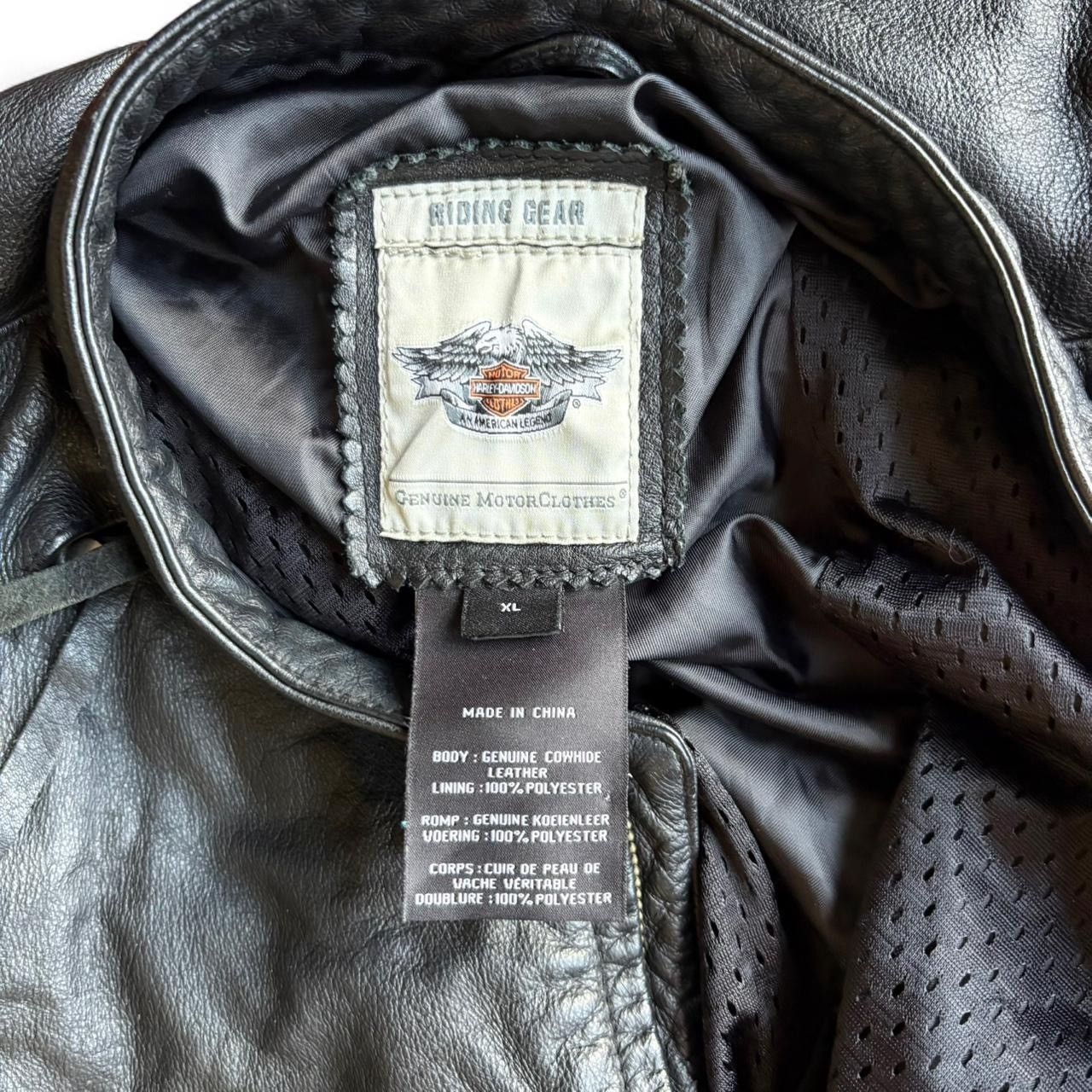 Harley Davidson Y2K 2011 Harley Davidson Leather Jacket Size XL / US 12-14 / IT 48-50 - 3 Thumbnail
