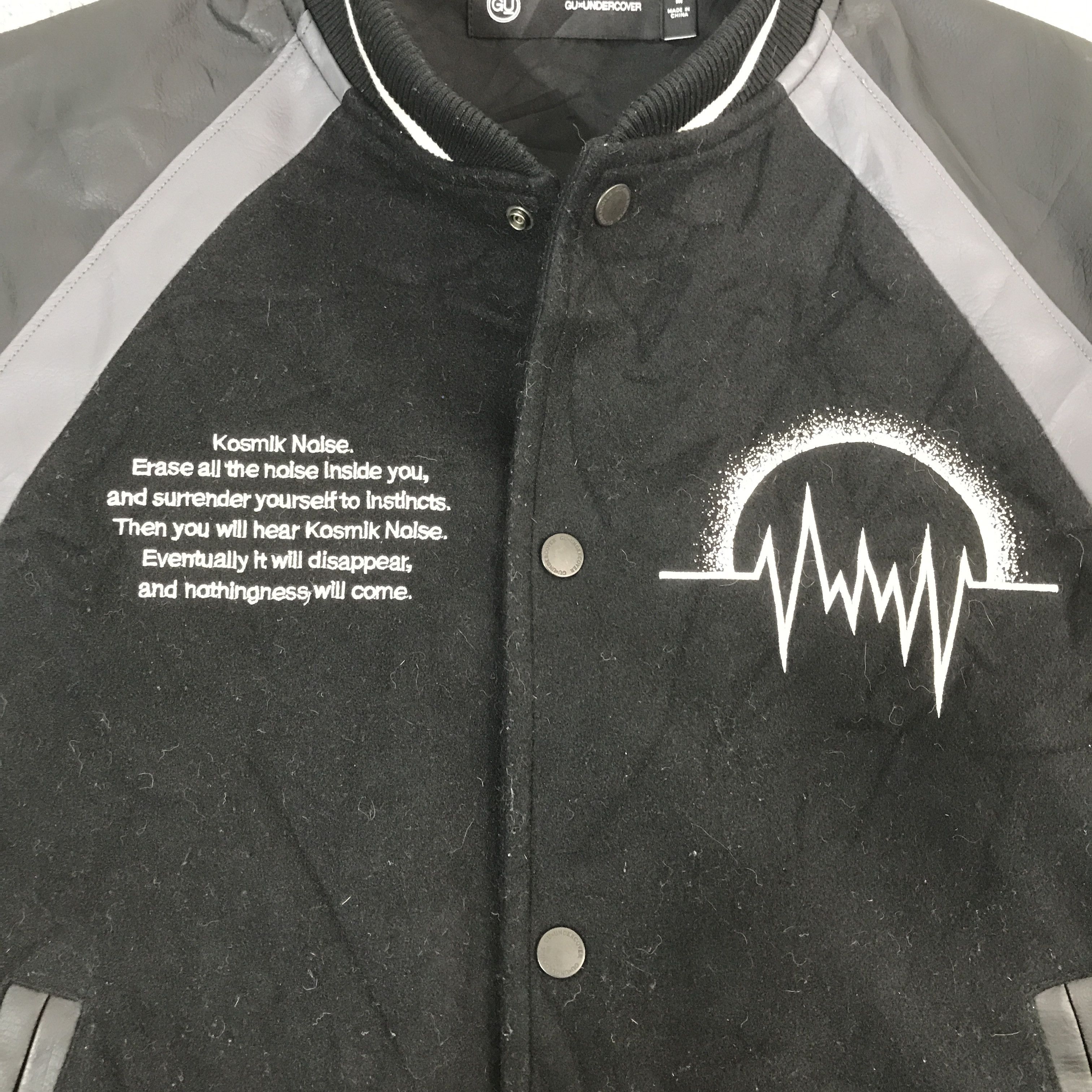 GU × Undercover Undercover x Gu Varsity kosmik noise snap Button jacket Size US M / EU 48-50 / 2 - 12 Thumbnail